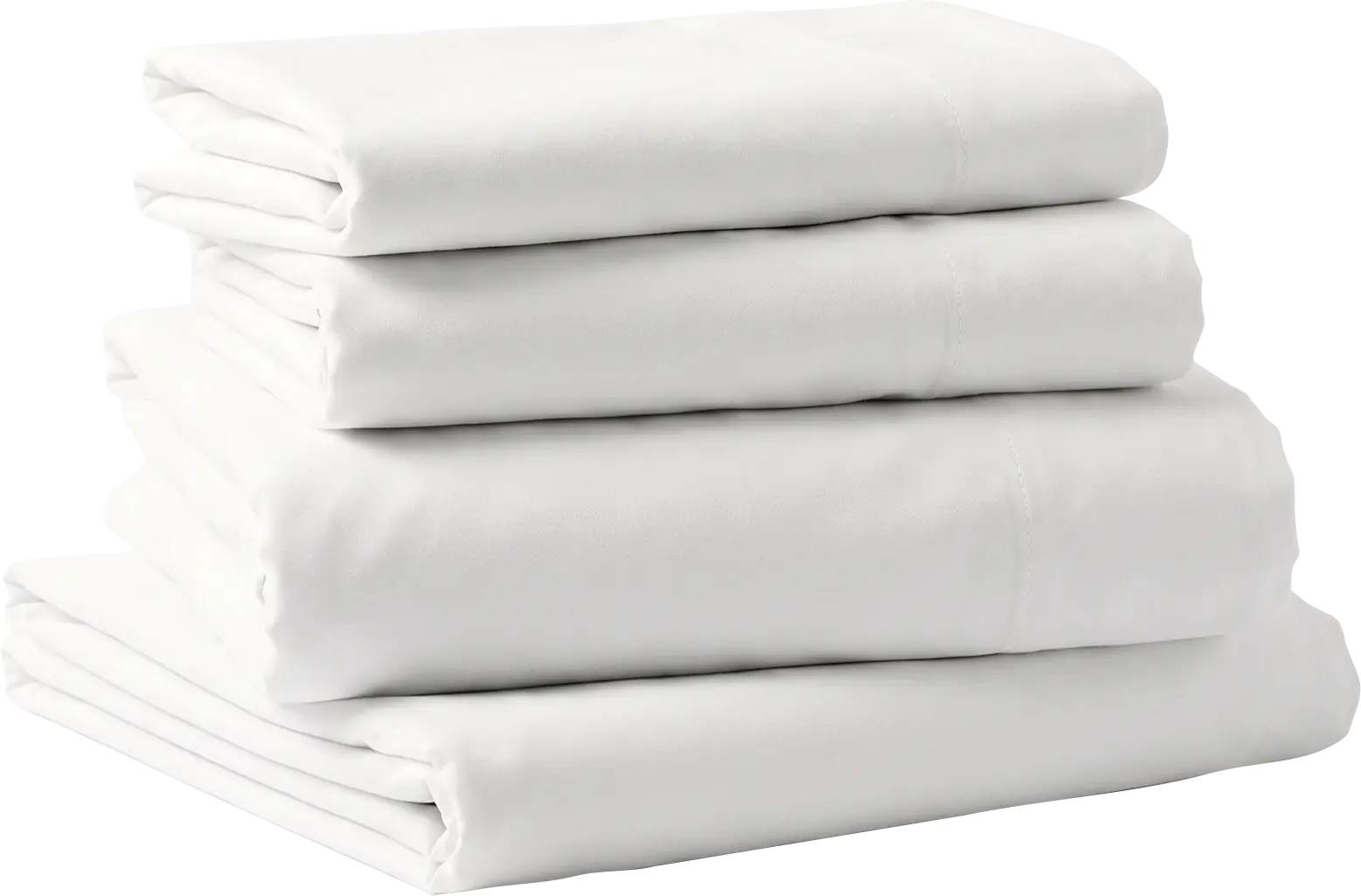 Avocado Organic Cotton White 4 Pc Twin Bed Sheet Set