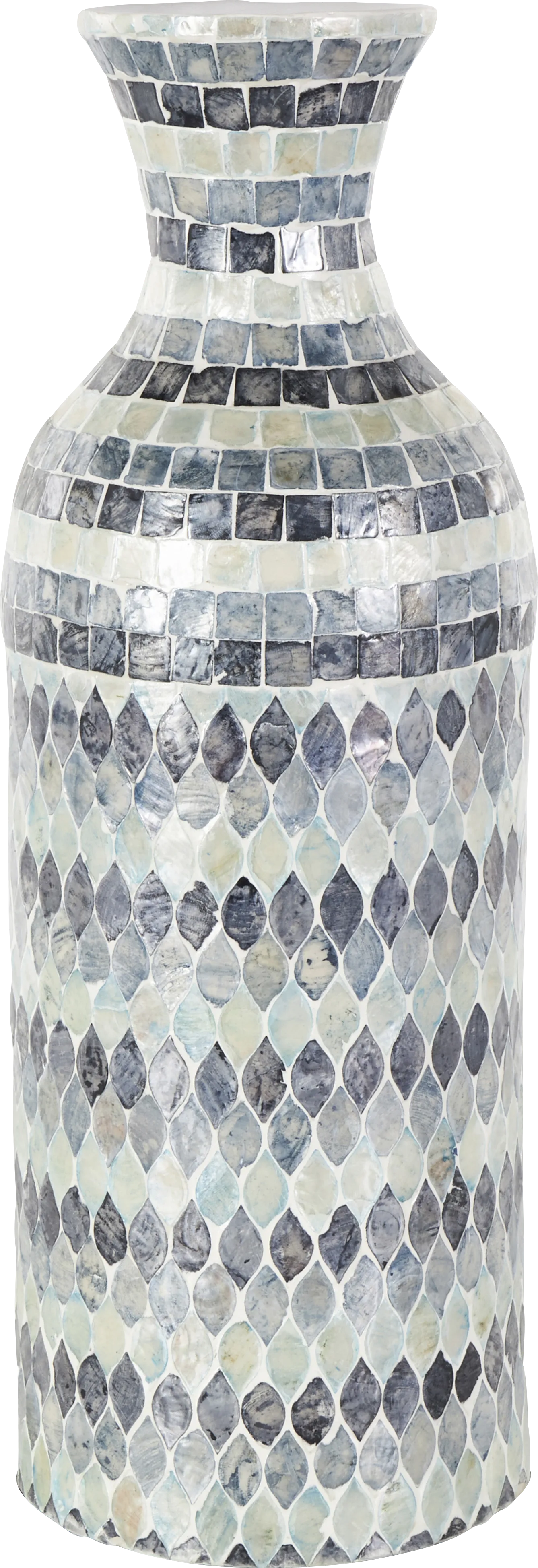 Aurapaw Blue Vase 7" x 7" x 20" - Thumbnail - Image 1