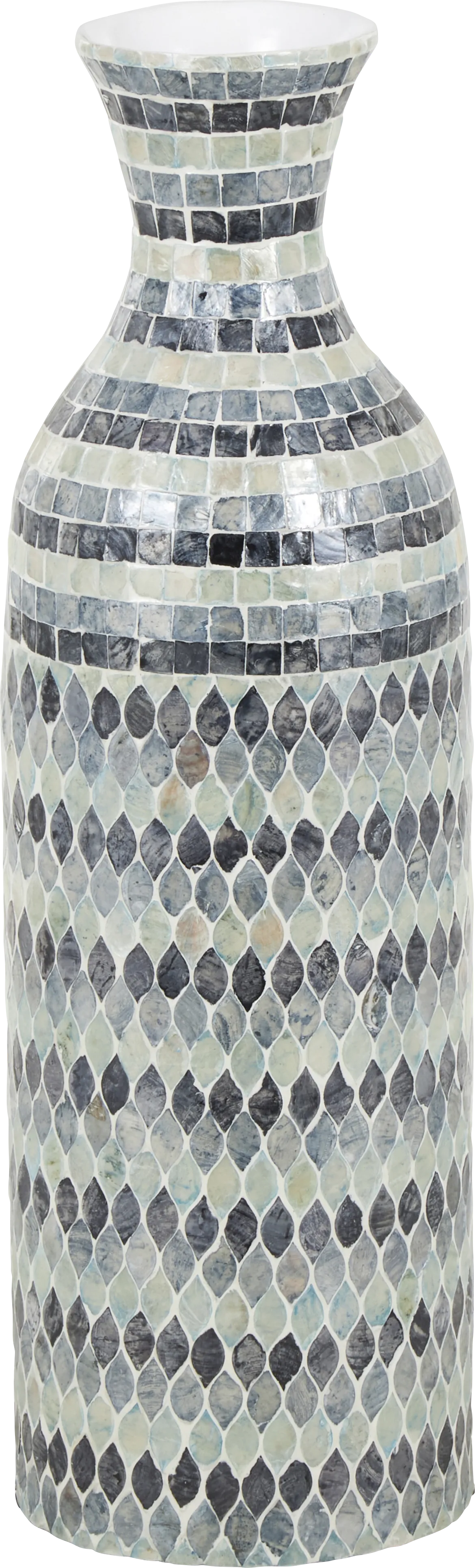Aurapaw Blue Vase 8" x 8" x 26" - Image 1