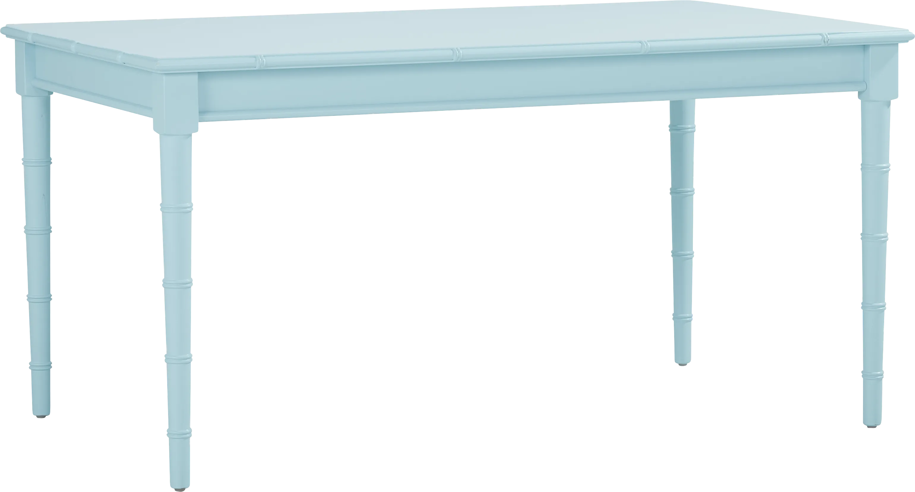 Venice Gardens Blue Rectangular Dining Table - Image 1