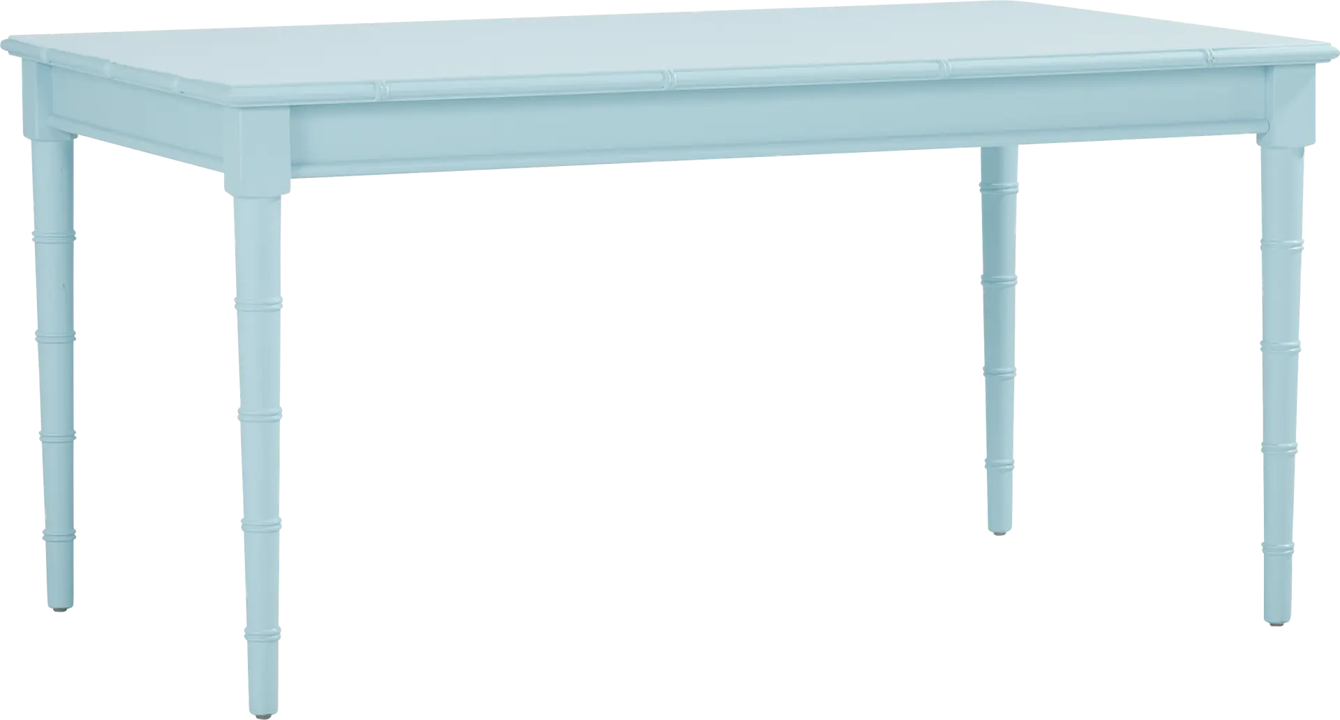 Venice Gardens Blue Rectangular Dining Table