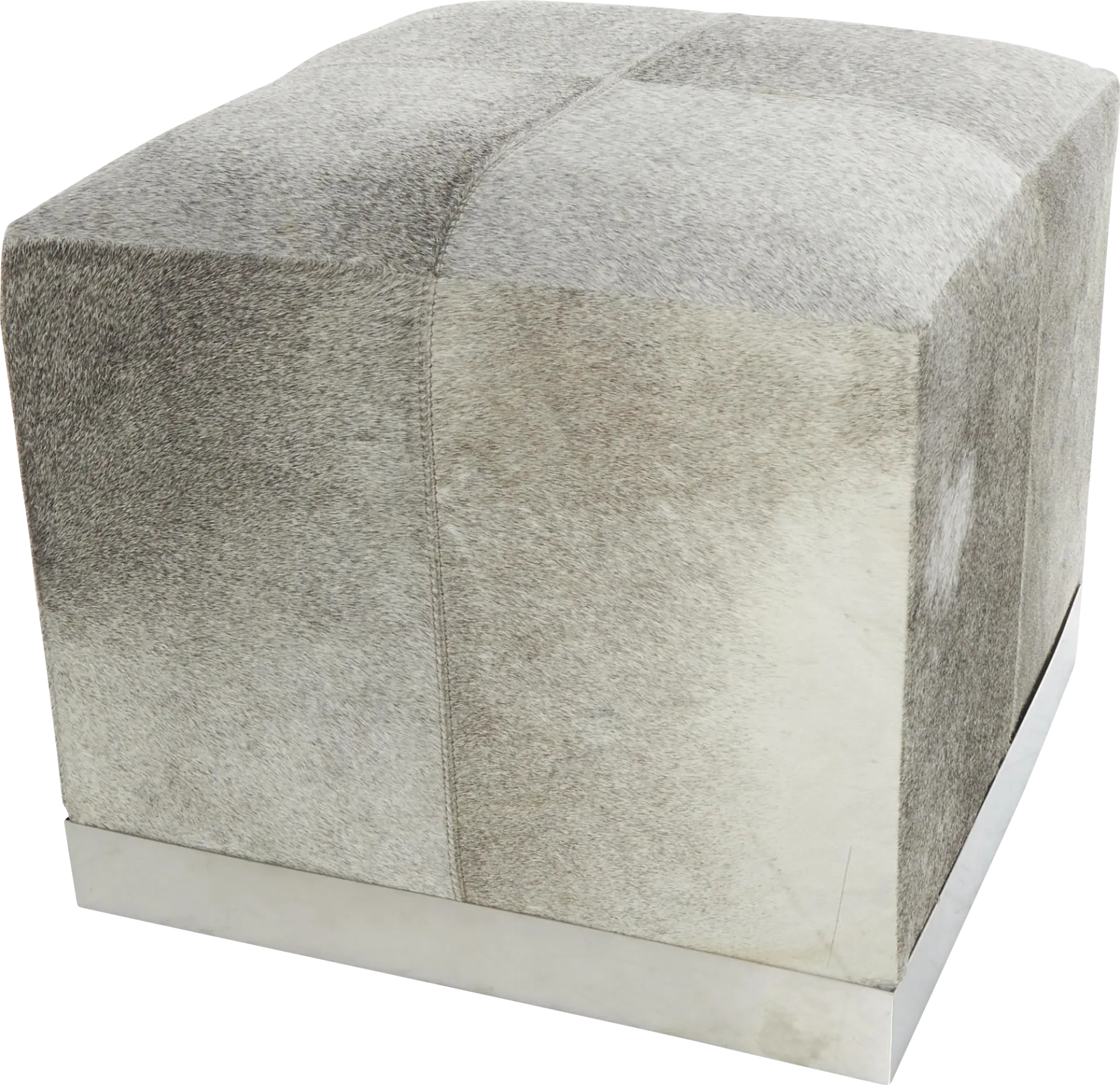 Eyleene Gray Pouf