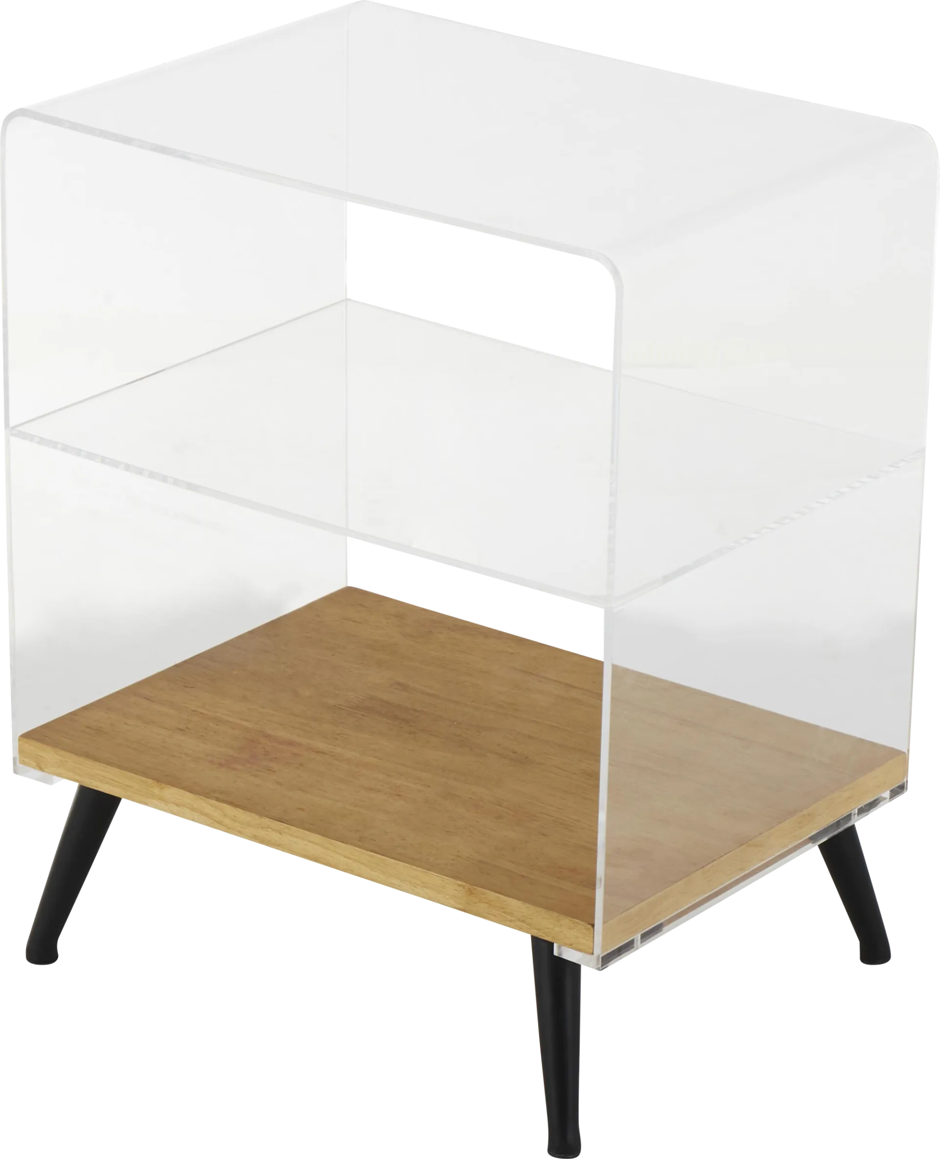 Aedard Clear Side Table - Image 1