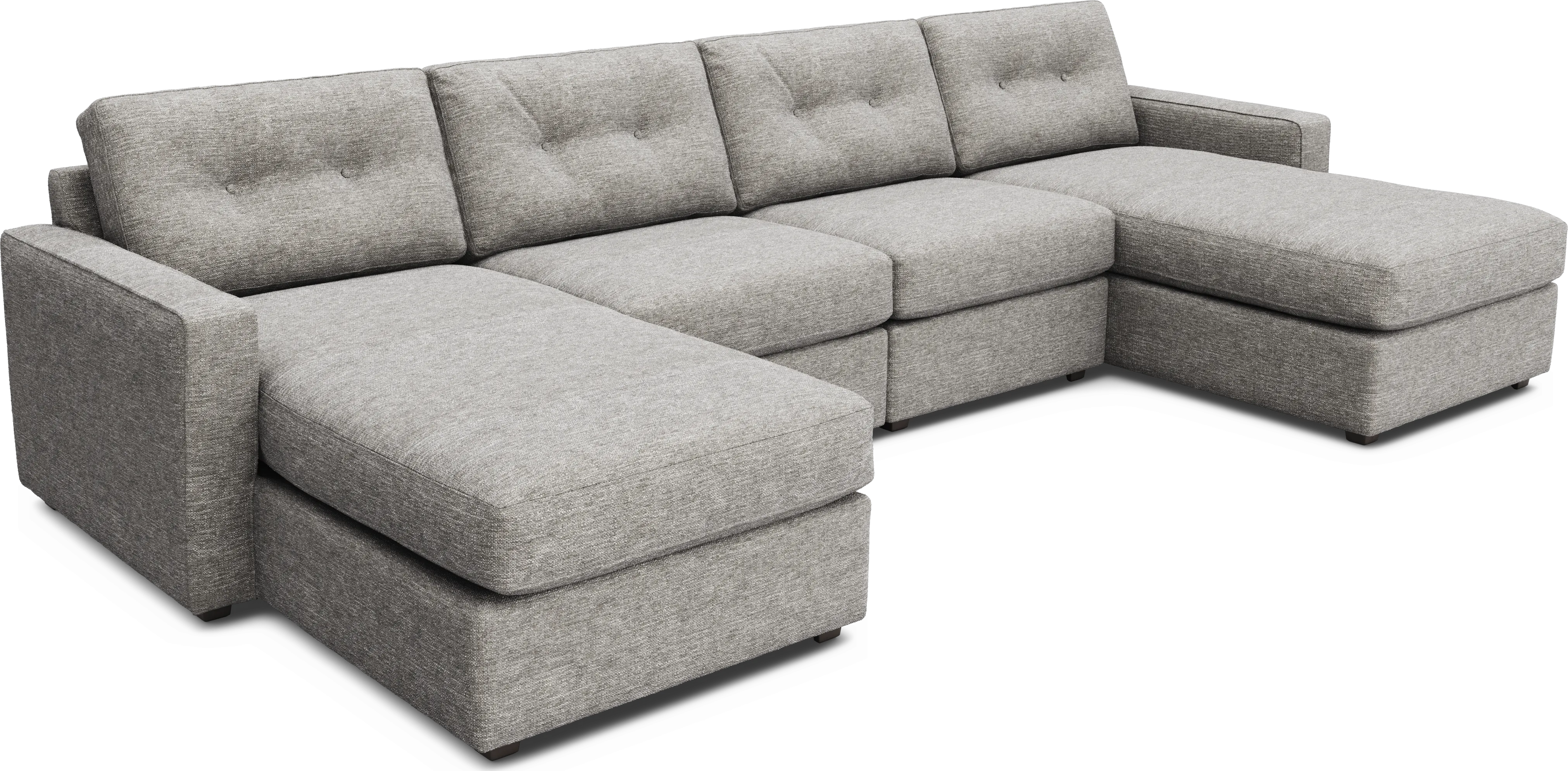 Gray 4 Pc Power Reclining ModularOne - Image 1