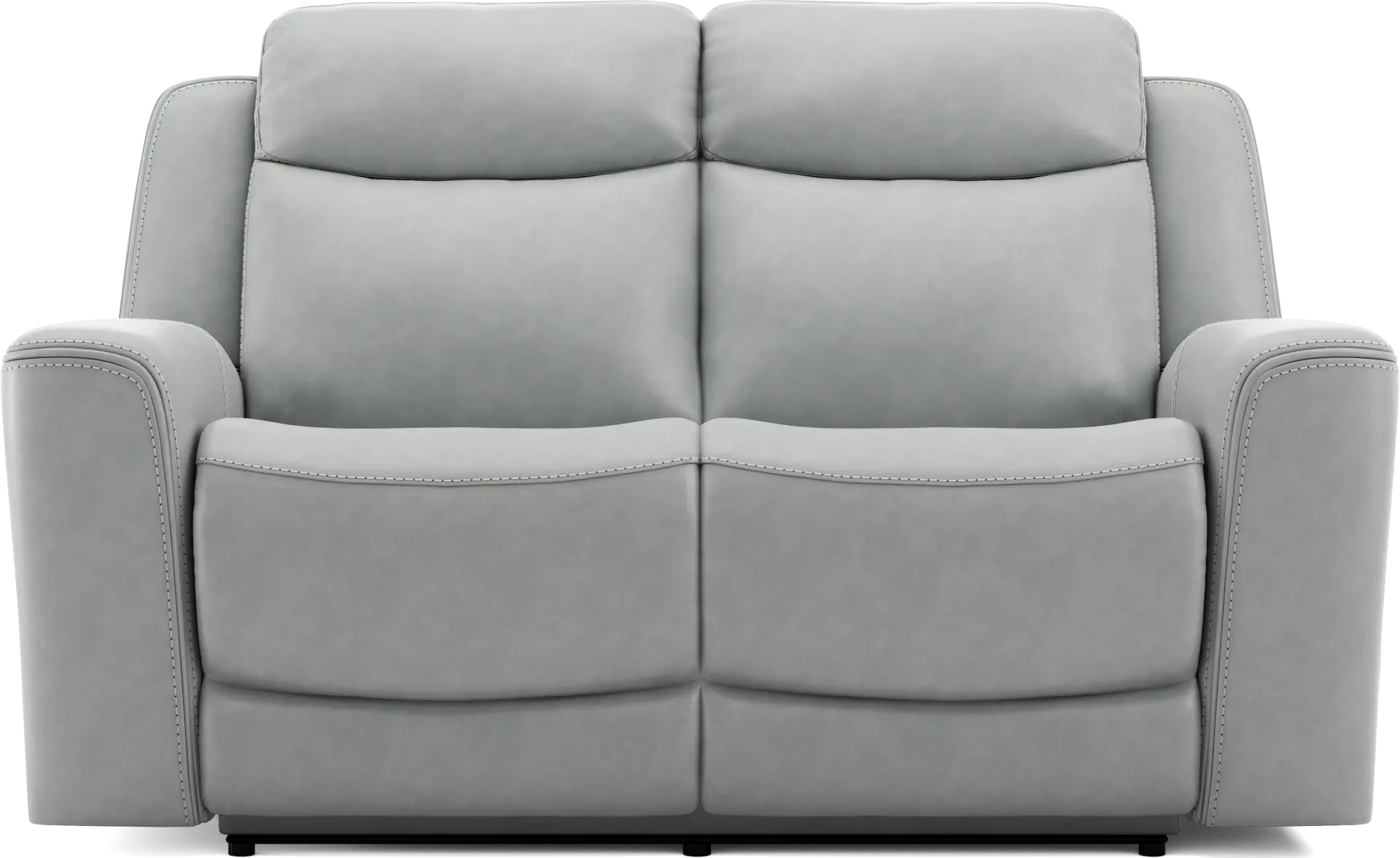 Davidson Arctic Leather Loveseat
