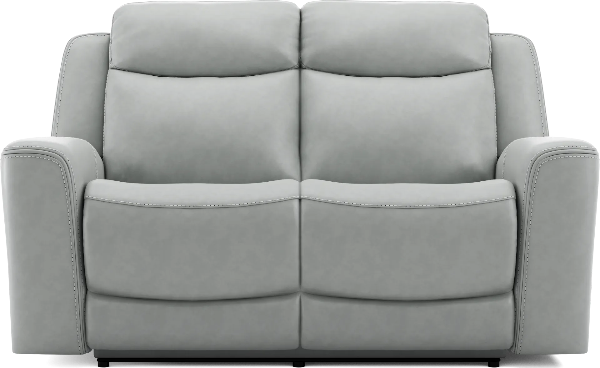 Davidson Arctic Leather 2 Pc Living Room with Dual Power Reclining Sofa - Image 8