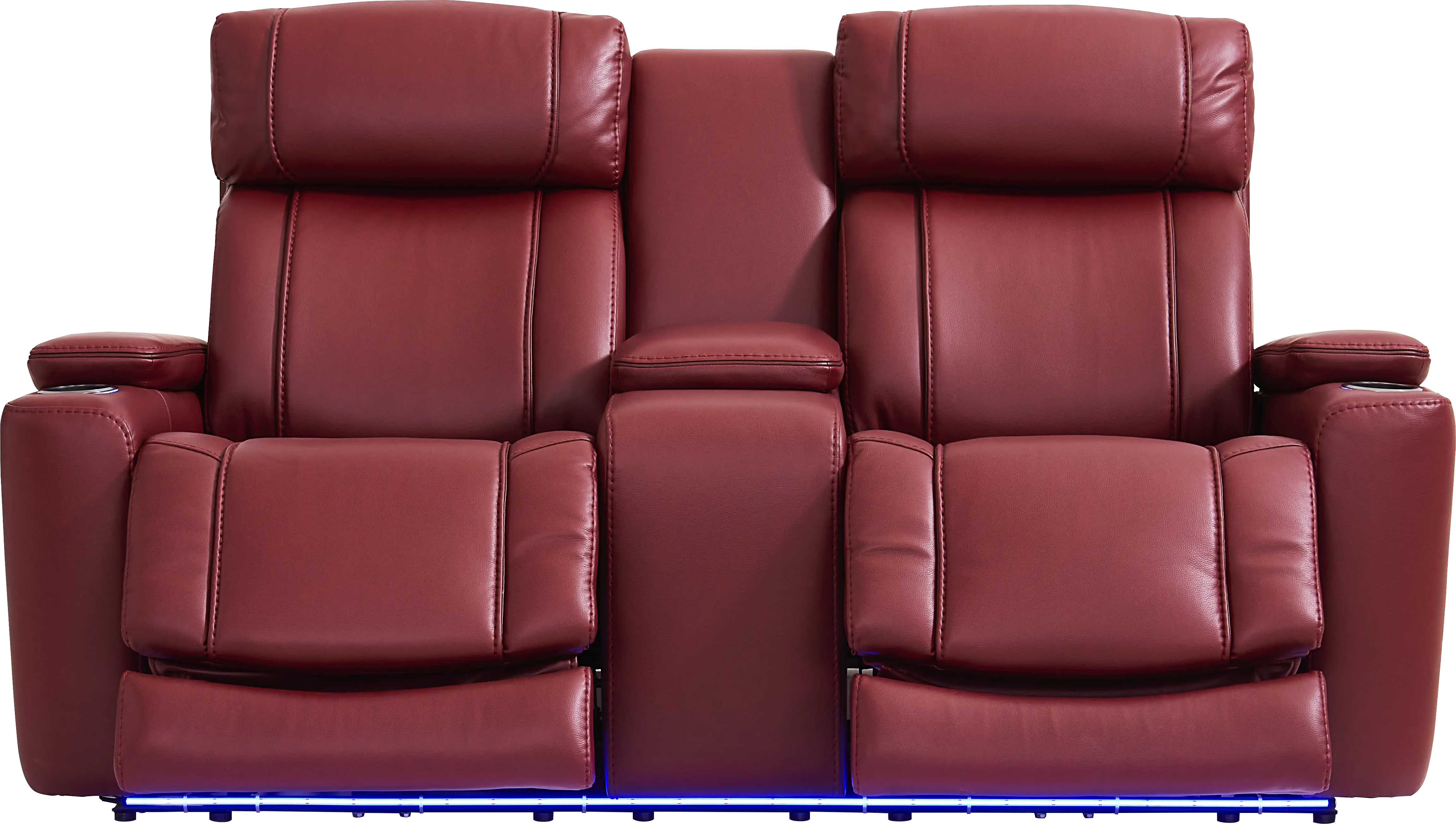 Haven Point Red 2 Pc Dual Power Reclining Living Room - Image 10