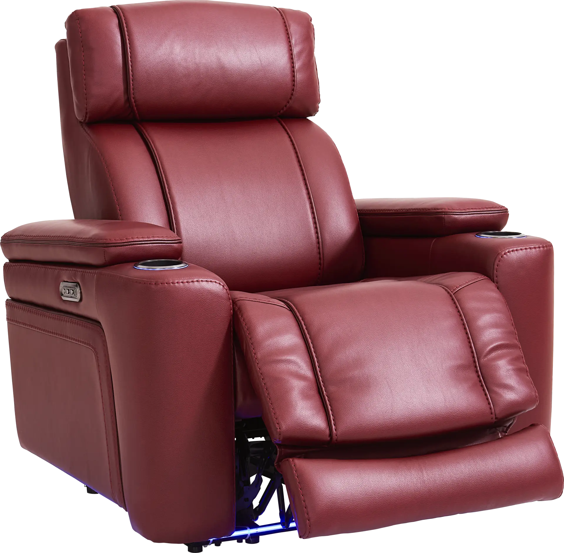 Haven Point Red Dual Power Recliner