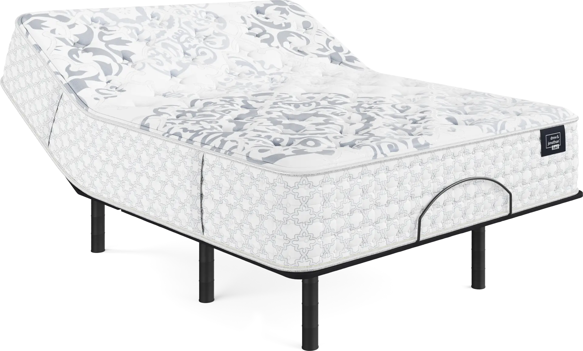 Drew & Jonathan Alouette Queen Mattress with Head Up Only Base