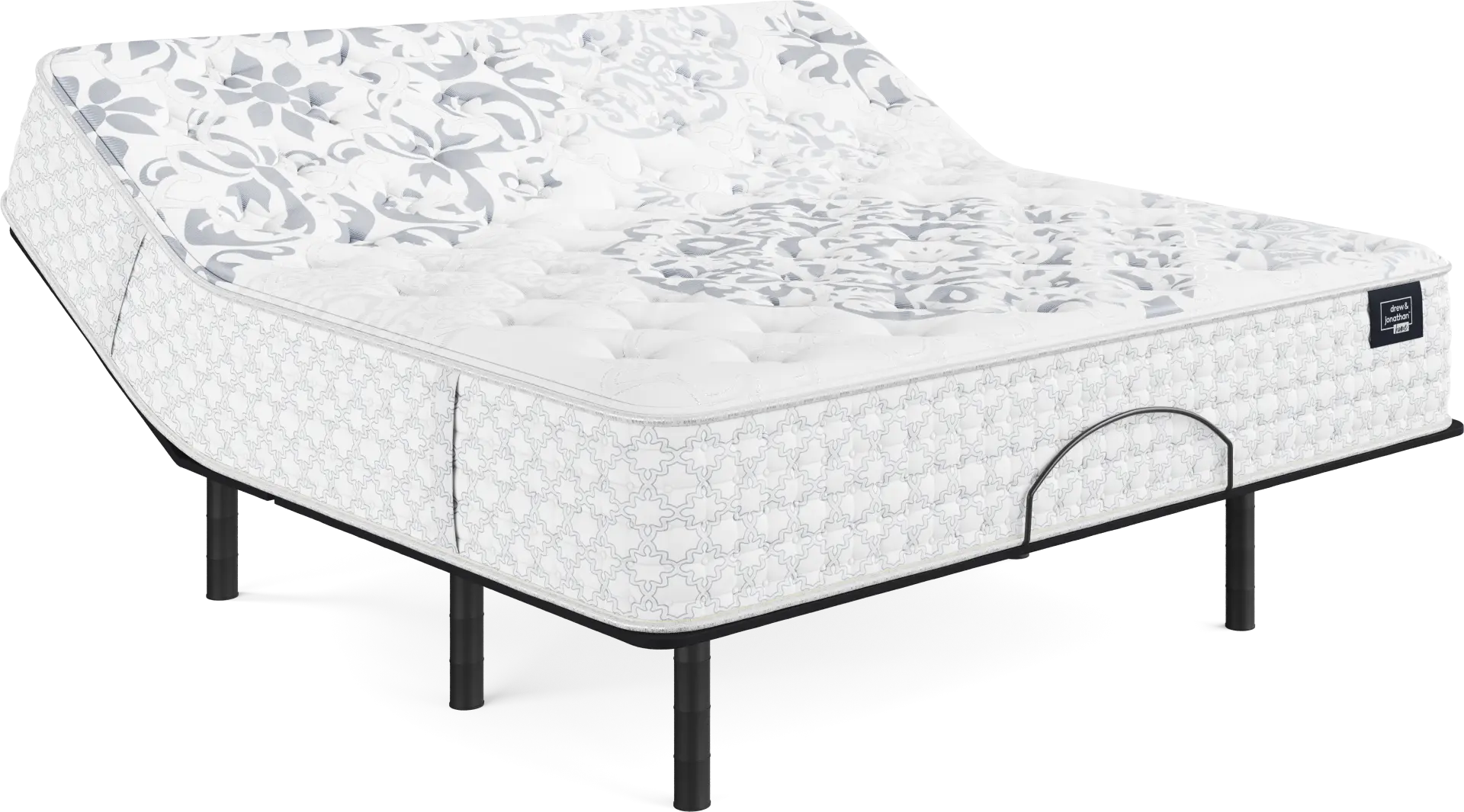Drew & Jonathan Alouette King Mattress with Head Up Only Base