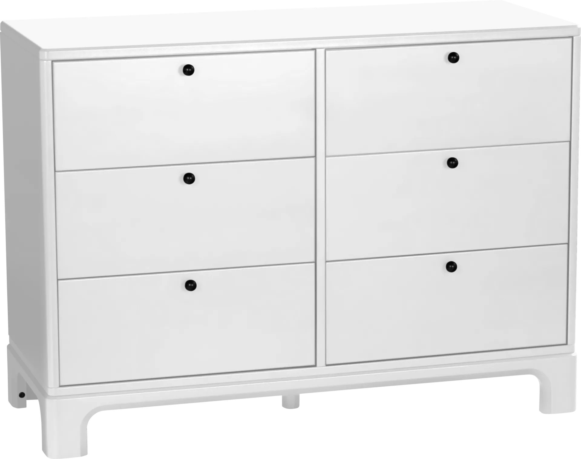 Kids Emero White 6 Drawer Dresser - Image 1