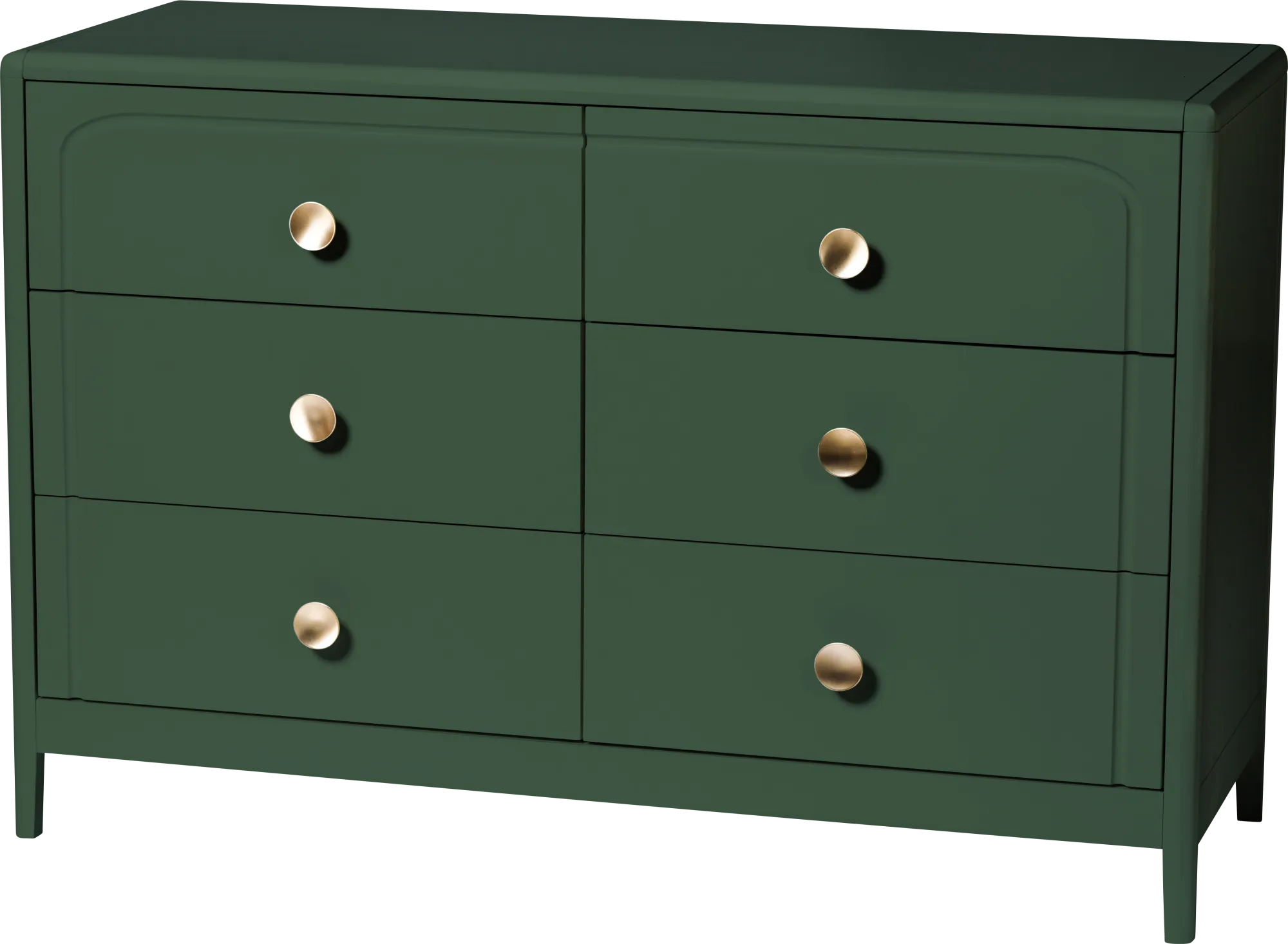 Kids Anato Green 6 Drawer Dresser - Thumbnail - Image 1