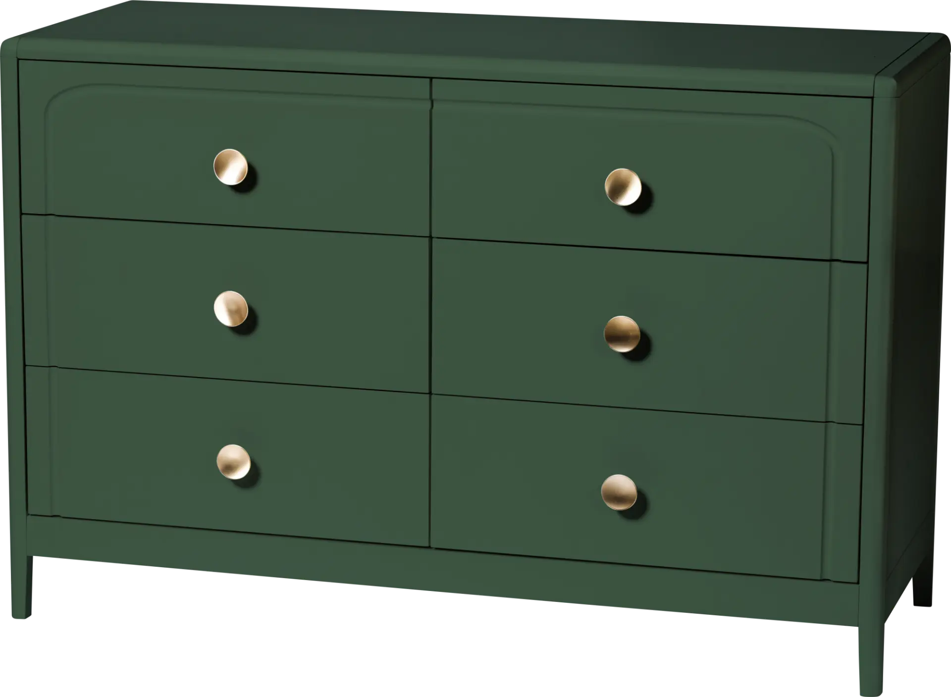 Kids Anato Green 6 Drawer Dresser