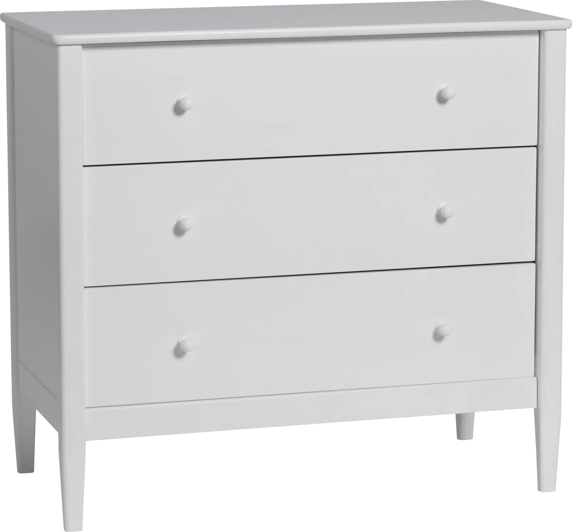 Kids Scola White 3 Drawer Dresser