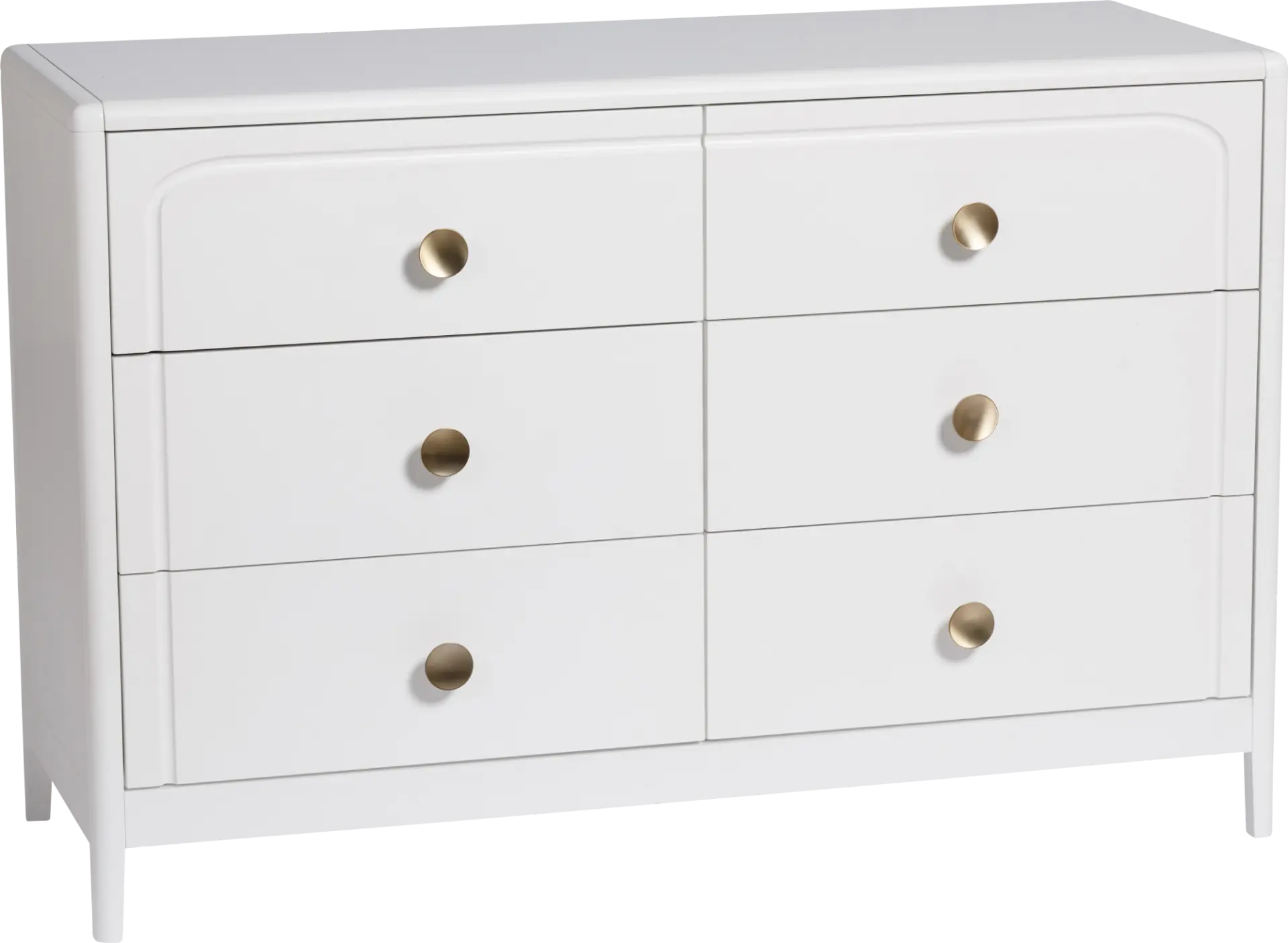 Kids Anato White 6 Drawer Dresser