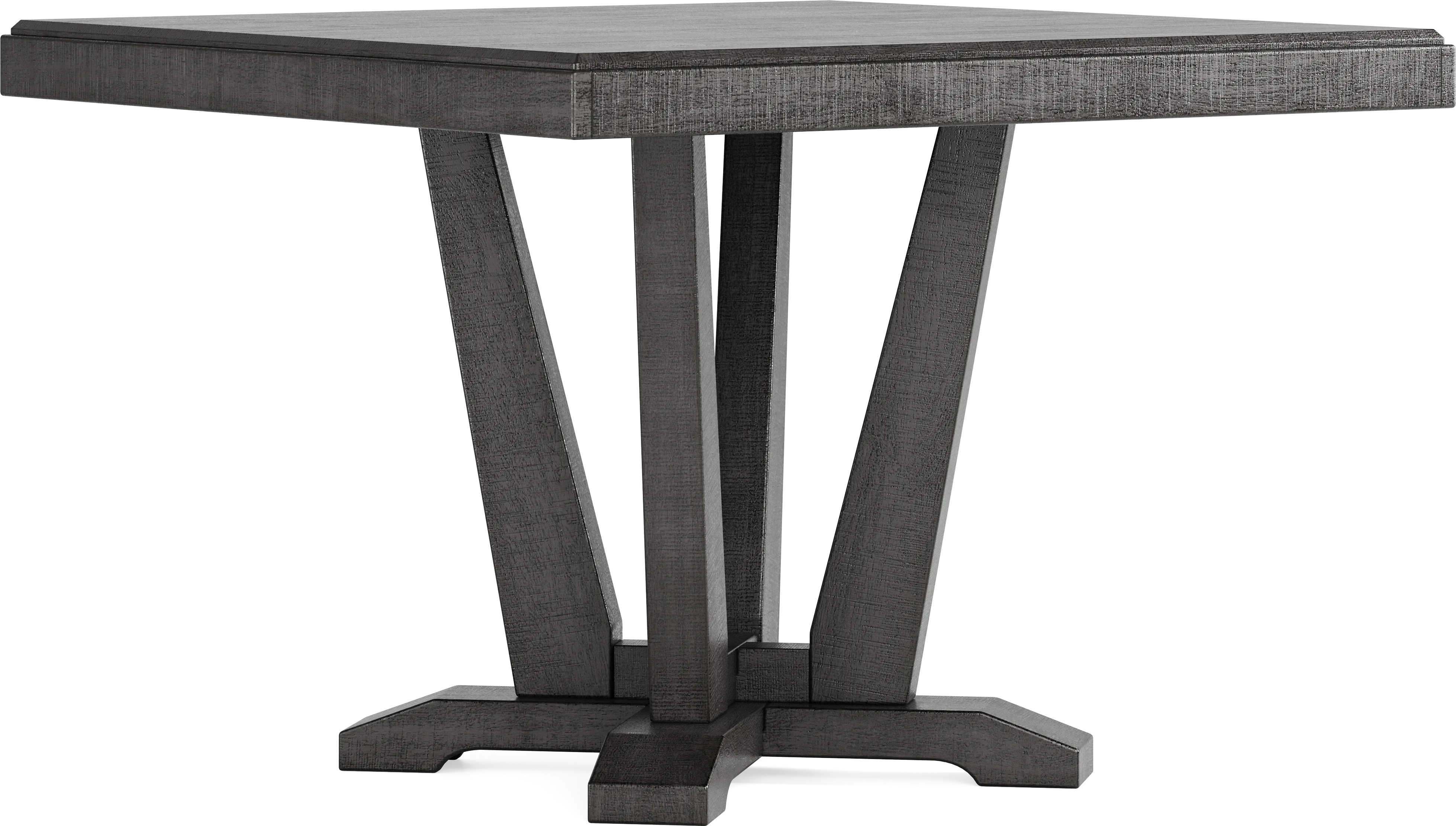 Hill Creek Black Square Dining Table - Image 1