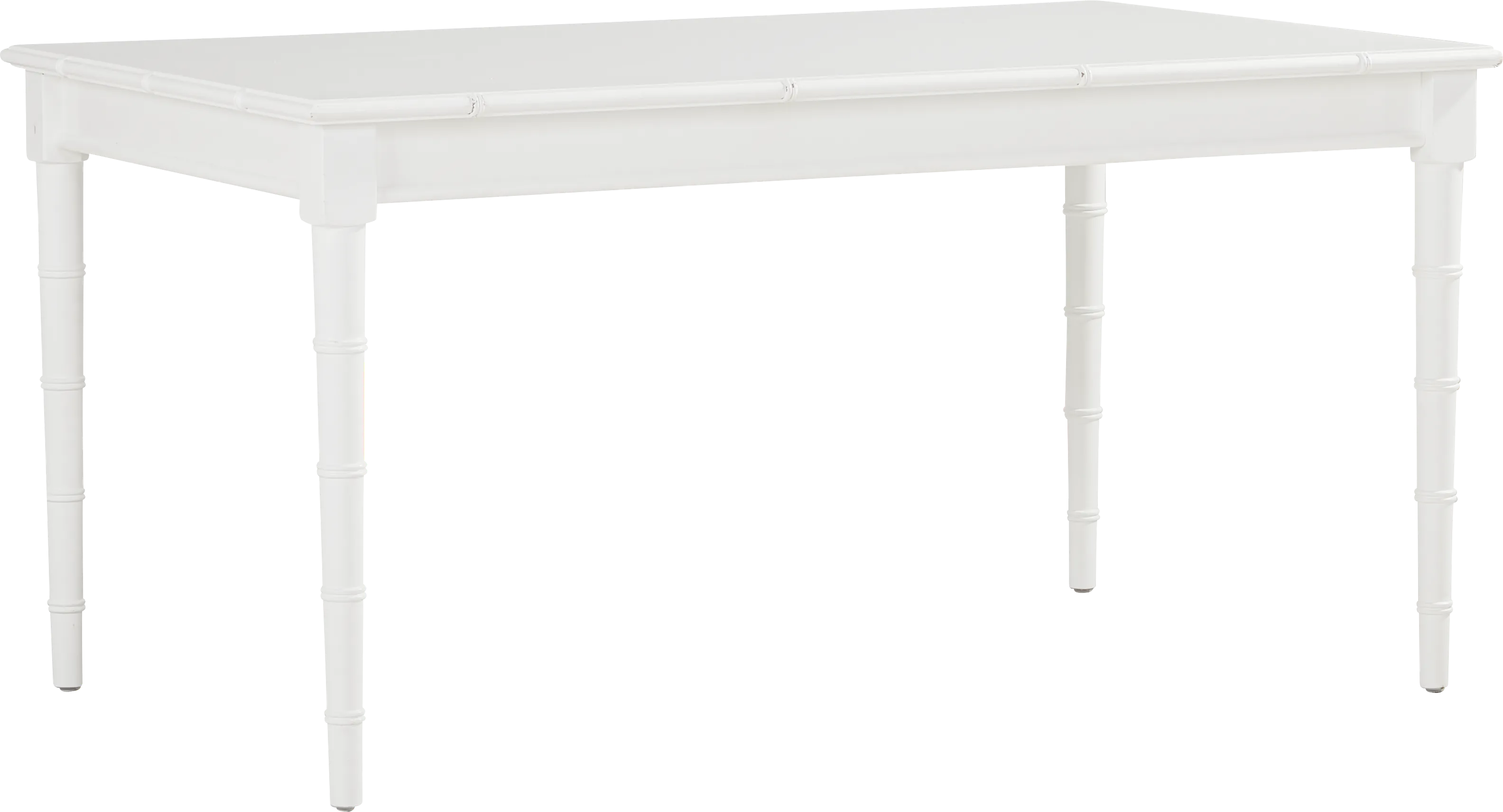 Venice Gardens White Rectangular Dining Table - Image 1