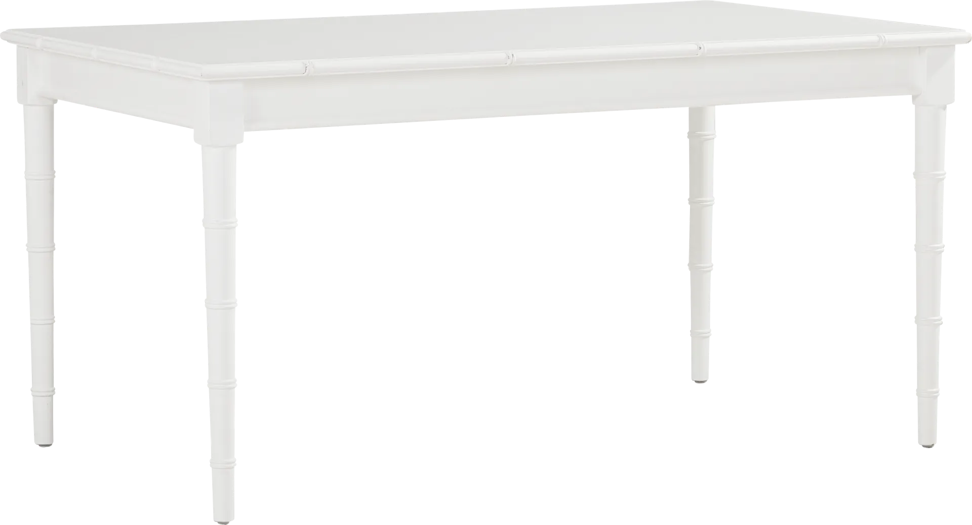 Venice Gardens White Rectangular Dining Table - Image 1
