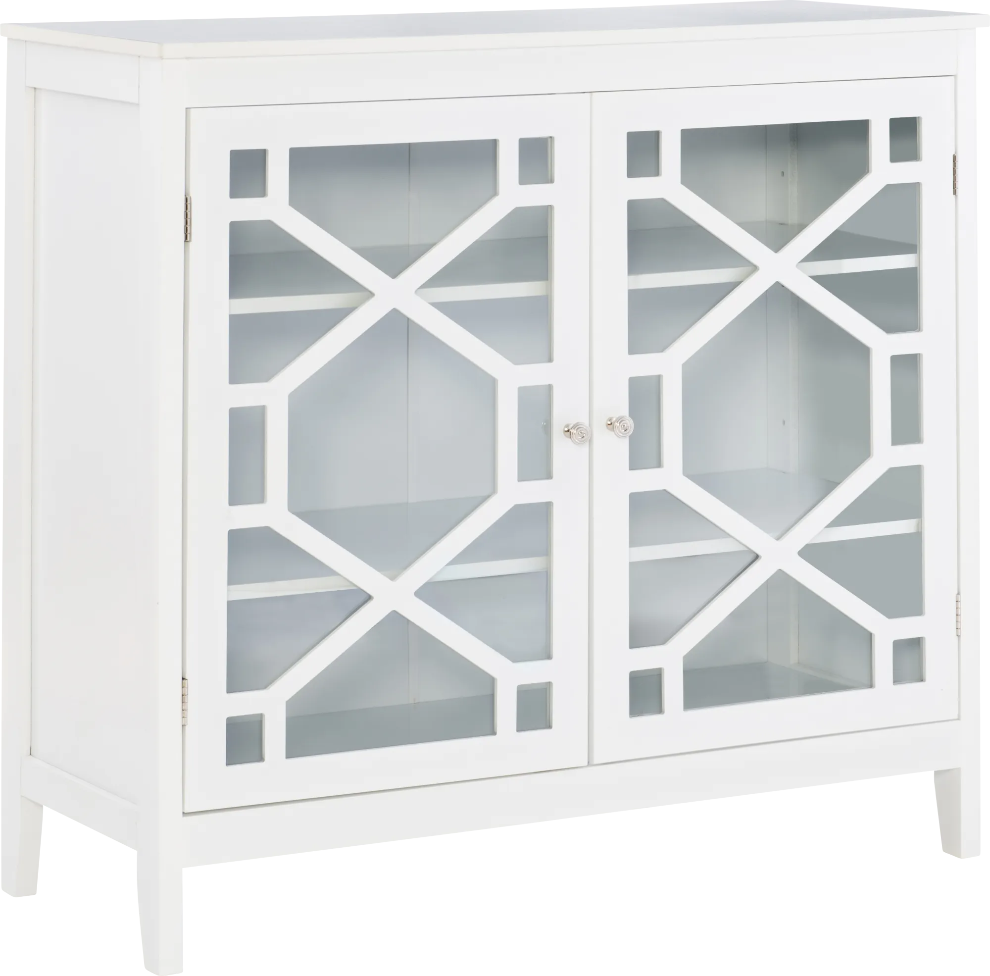 Dokuru White Accent Cabinet - Thumbnail - Image 1