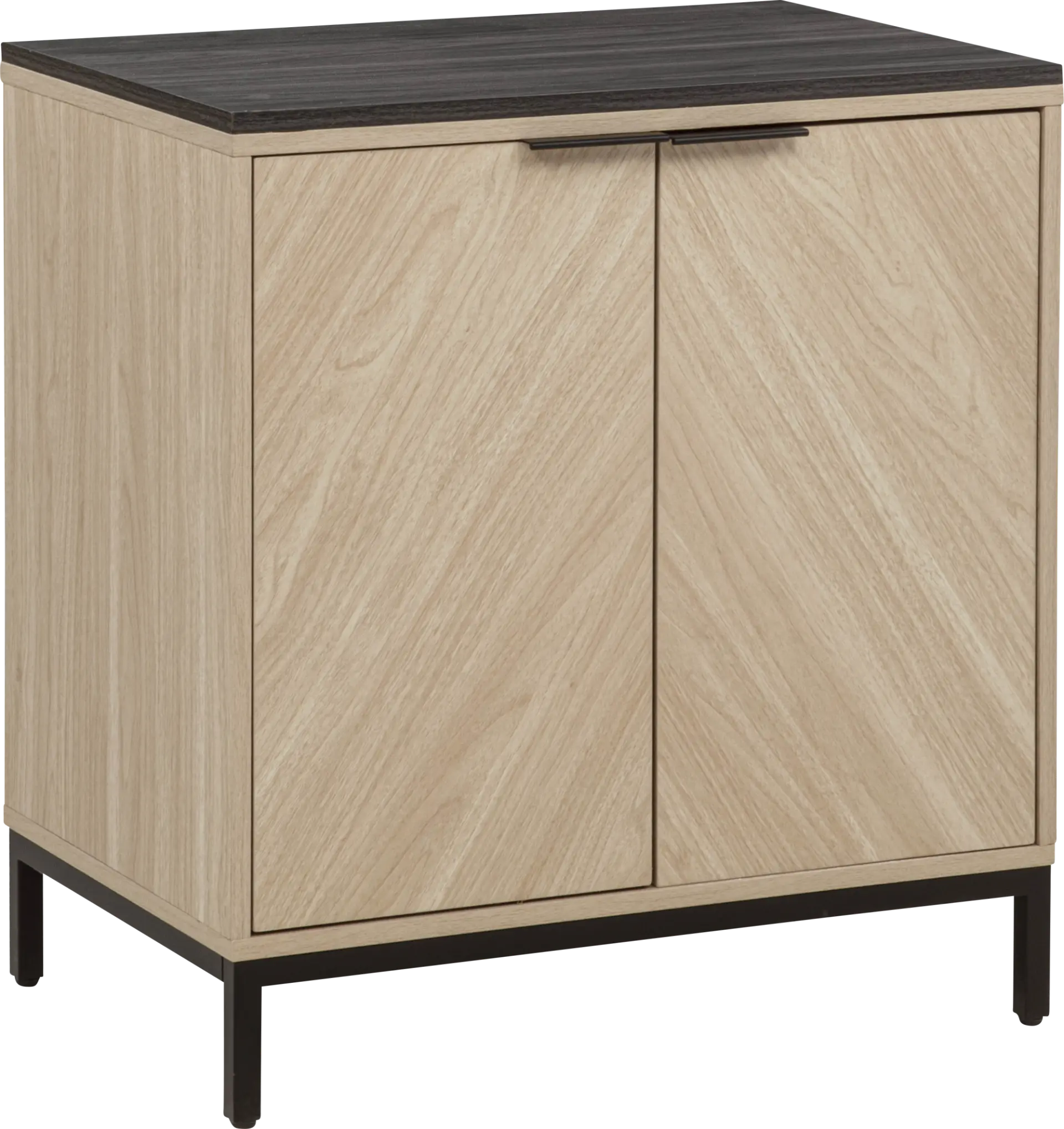Abline Light Brown Accent Cabinet