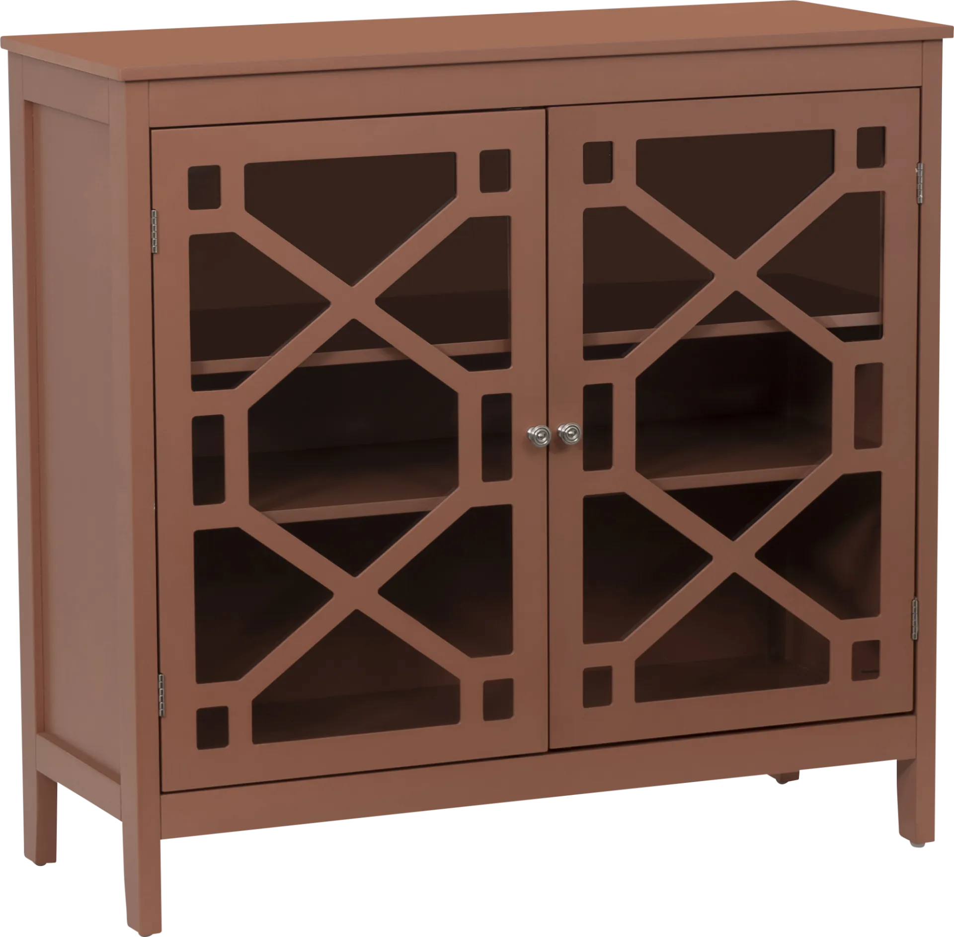 Dokuru Terracotta Accent Cabinet - Image 1