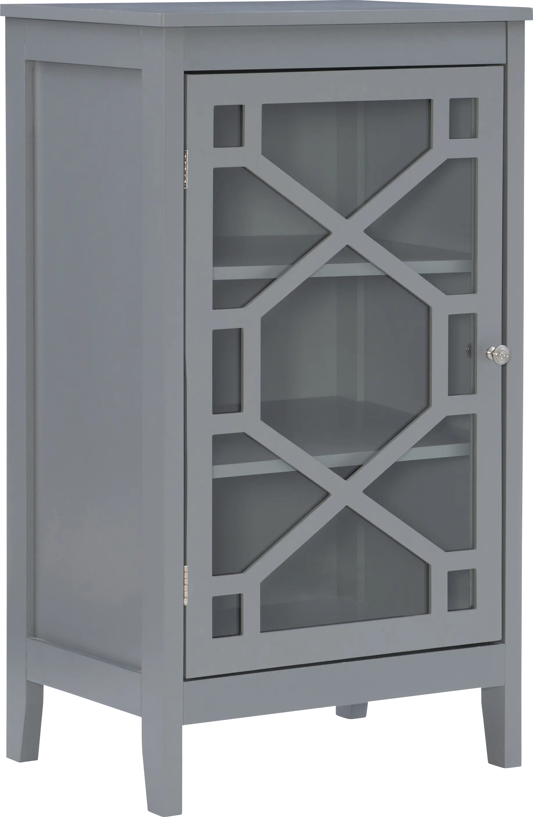 Dokuru Gray Accent Cabinet, Small