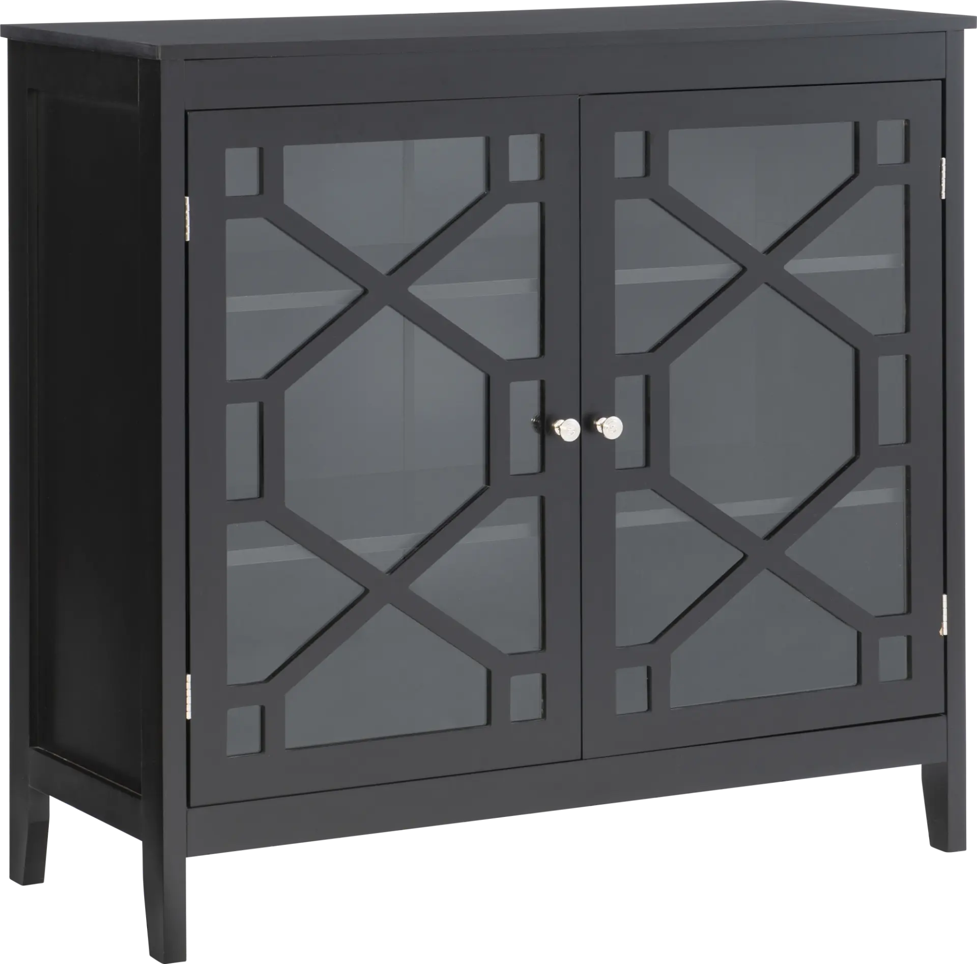 Dokuru Black Accent Cabinet