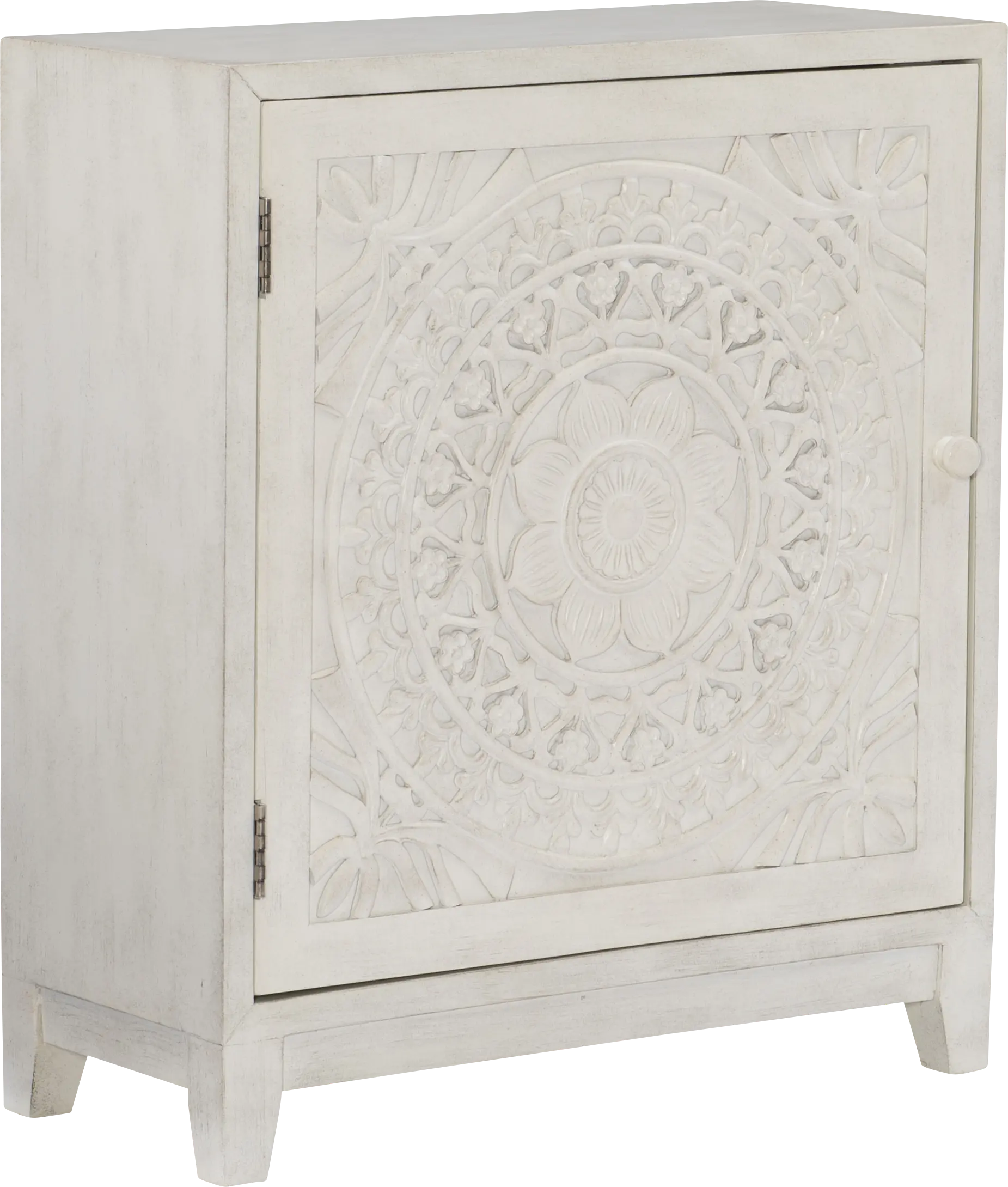 Adasa Whitewash Accent Cabinet