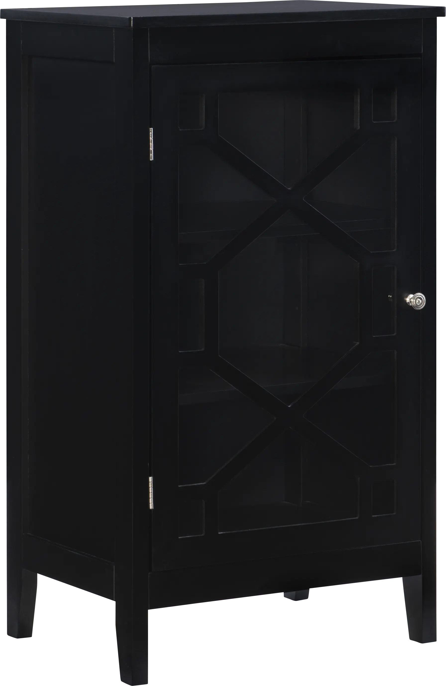 Dokuru Black Accent Cabinet, Small