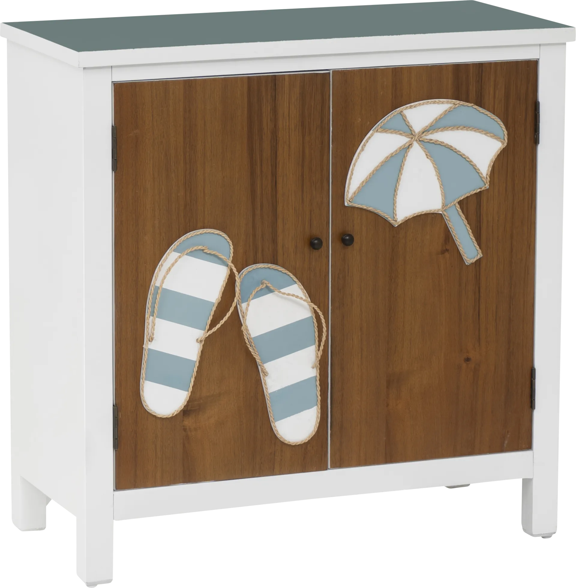 Glen Cay White Accent Cabinet - Image 1
