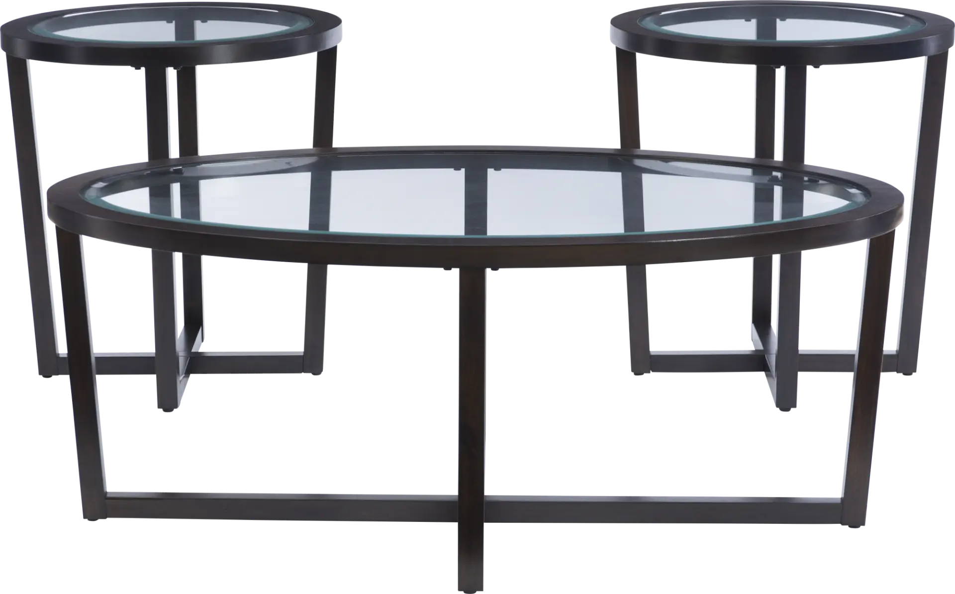 Elmtap Black 3 pc Table Set