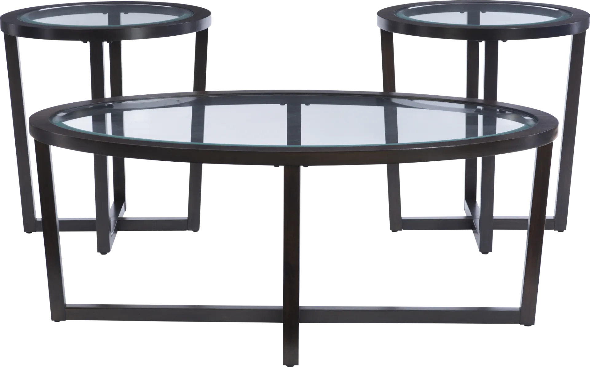 Elmtap Black 3 pc Table Set - Image 1