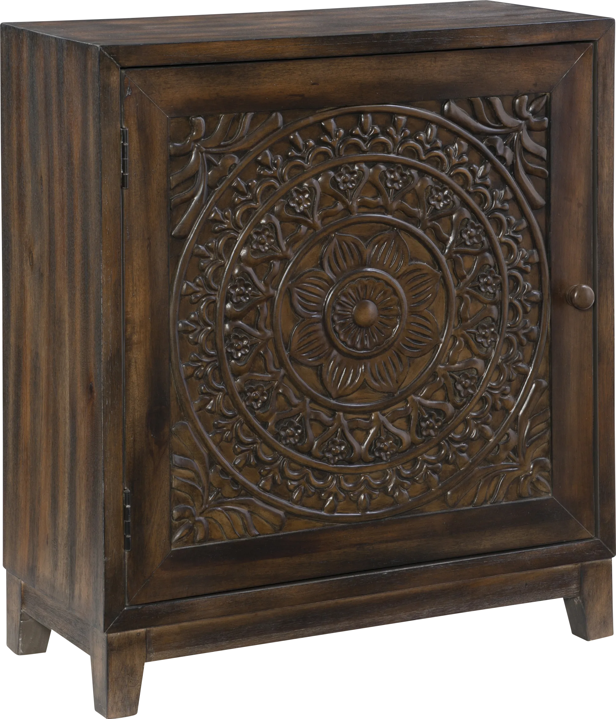 Adasa Brown Accent Cabinet - Thumbnail - Image 1