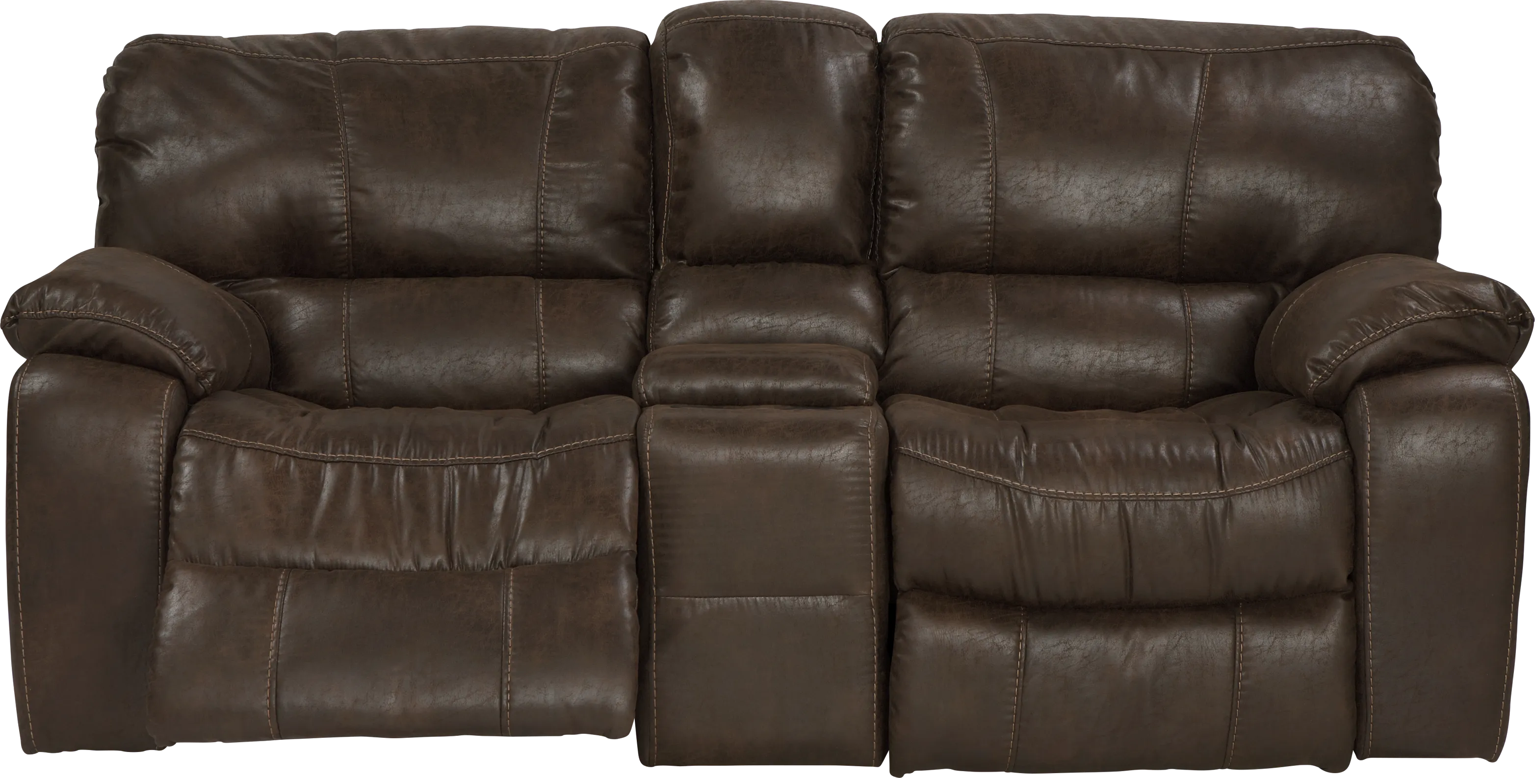 Cindy Crawford Home Alpen Ridge Brown 5 Pc Reclining Living Room - Image 6
