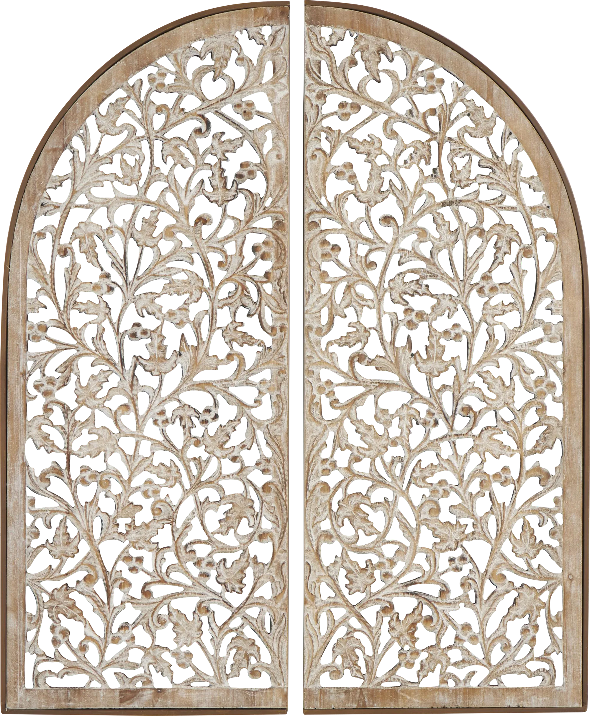 Belru Brown Wall Decor, Set of 2 - Image 1
