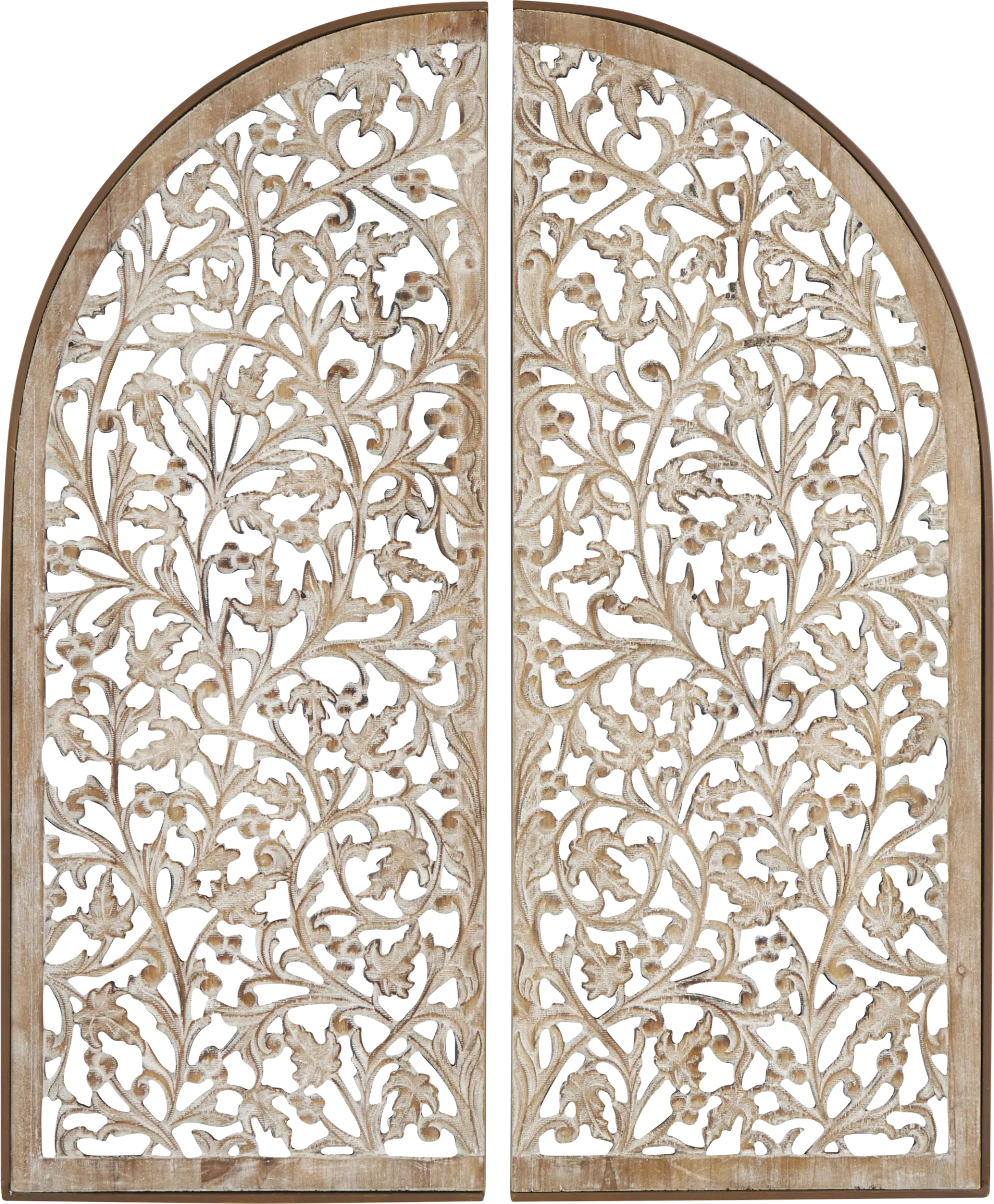 Belru Brown Wall Decor, Set of 2 - Image 1