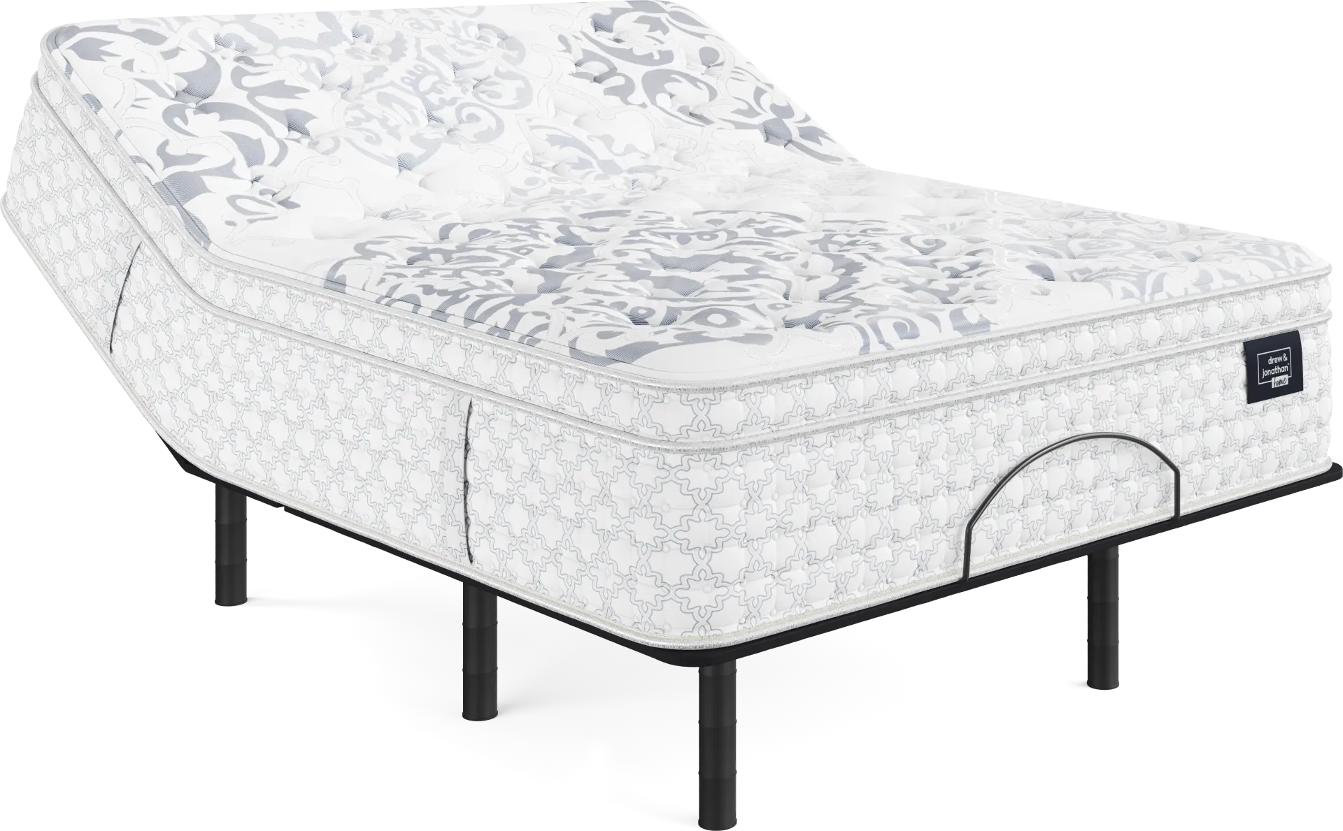 Drew & Jonathan Capilano Queen Mattress with Head Up Only Base - Image 1