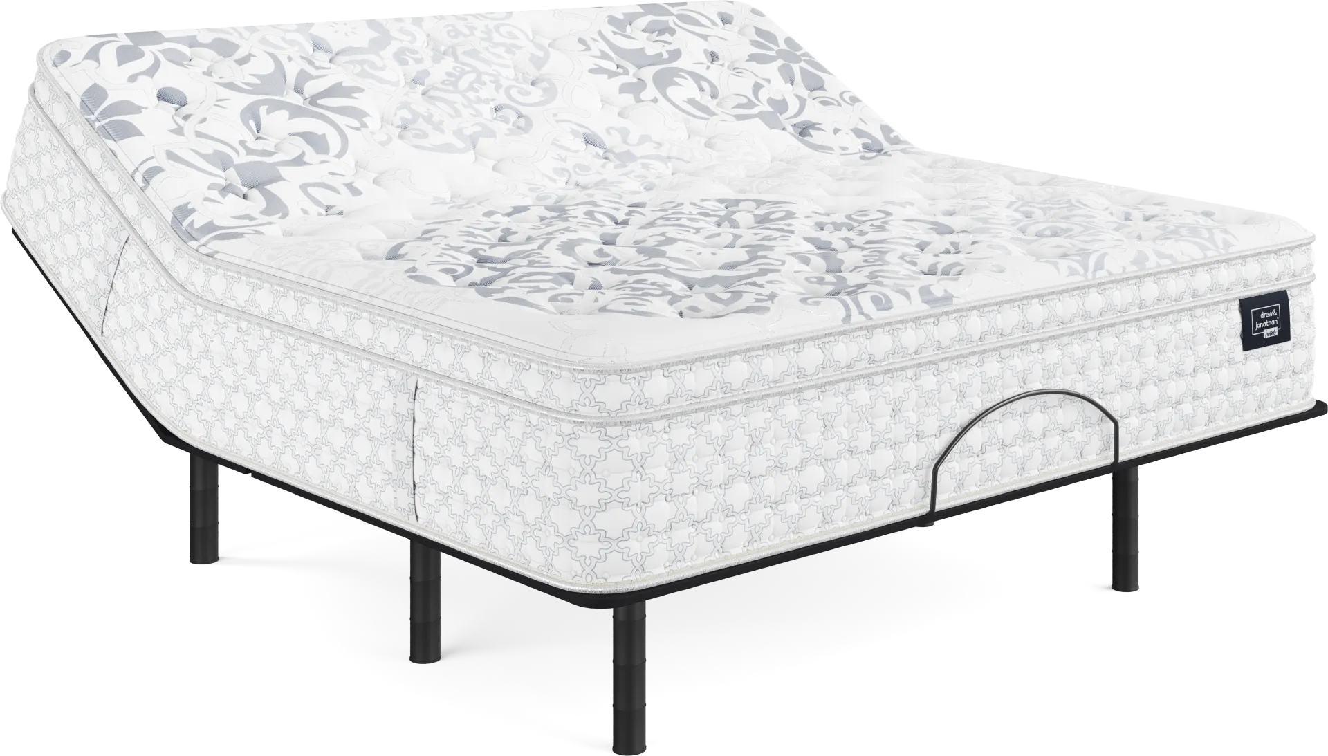 Drew & Jonathan Maple Ridge King Mattress with Head Up Only Base - Image 1