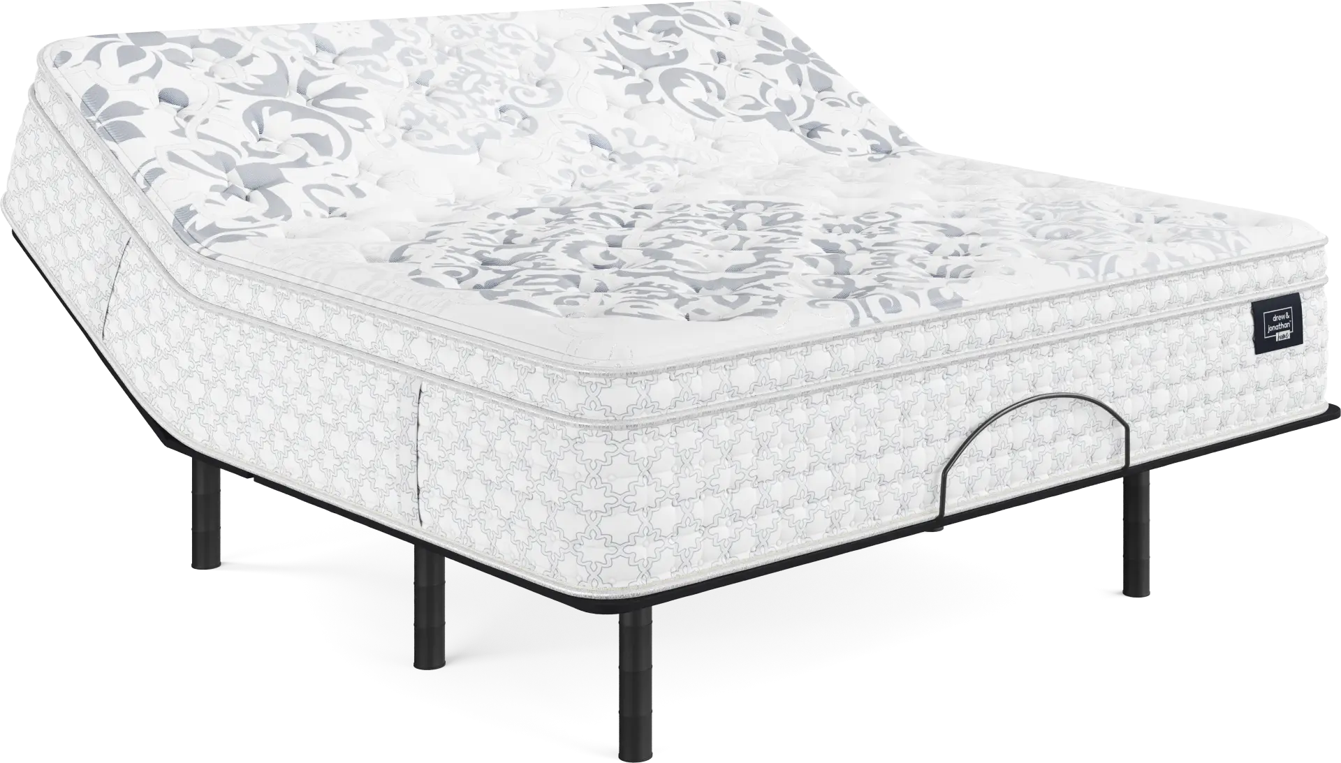 Drew & Jonathan Maple Ridge King Mattress with Head Up Only Base