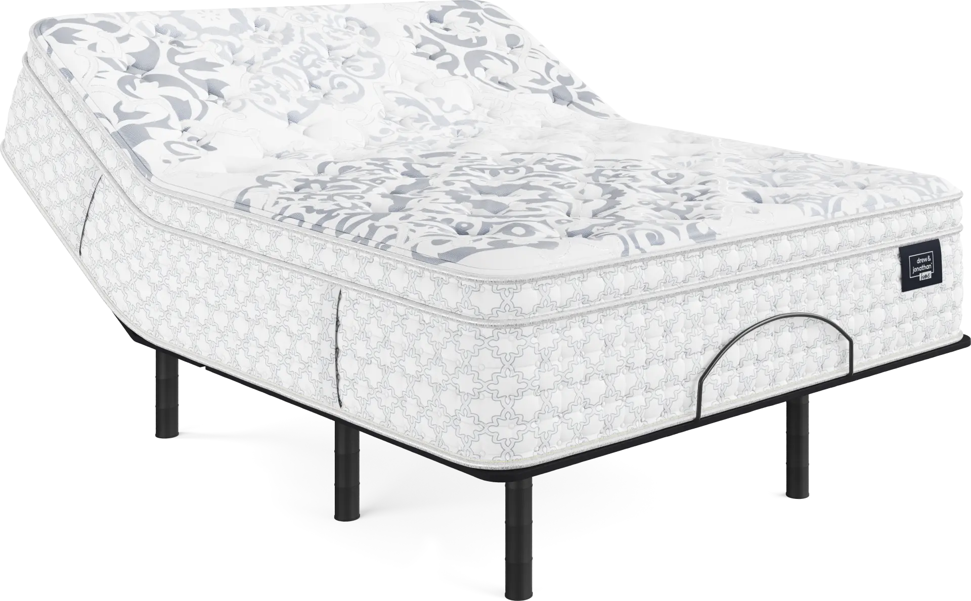 Drew & Jonathan Maple Ridge Queen Mattress with Head Up Only Base