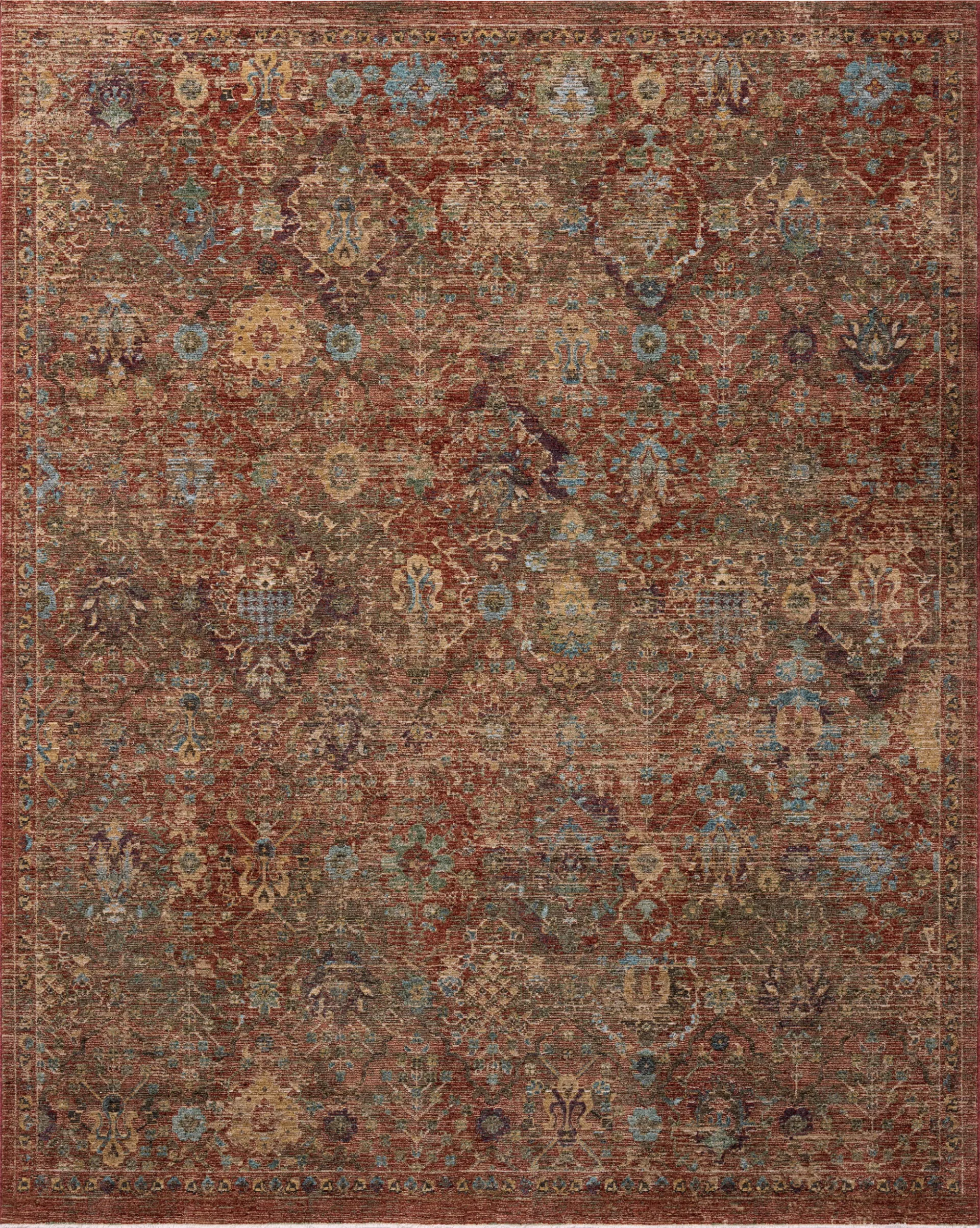 Bordfell Rust 7'9 x 10' Rug - Image 1