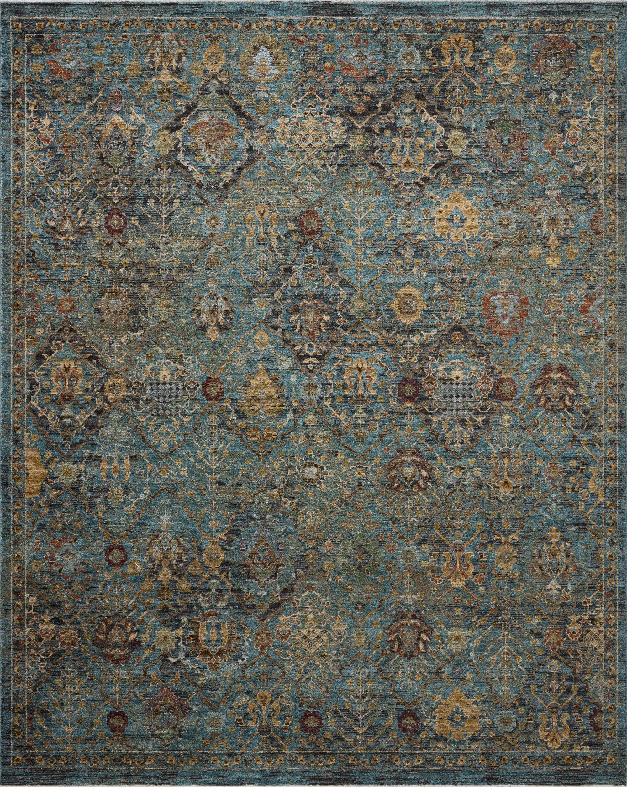 Bordfell Turquoise 7'9 x 10' Rug - Image 1