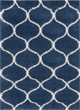 Alicia Blue 5'1 x 7'6 Rug