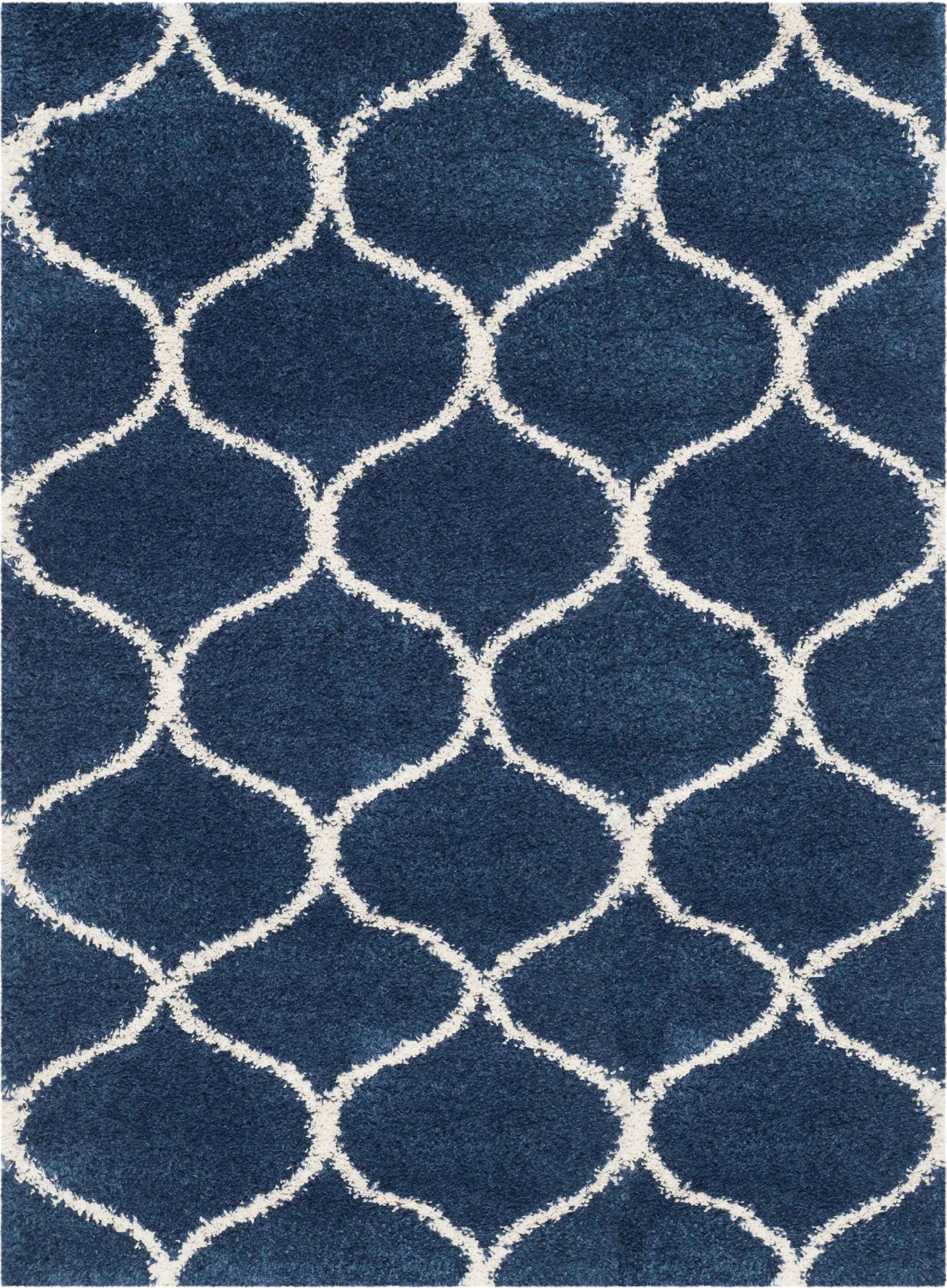 Alicia Blue 5'1 x 7'6 Rug - Image 1