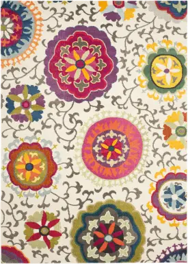 Ania Ivory 5'1 x 7'7 Rug