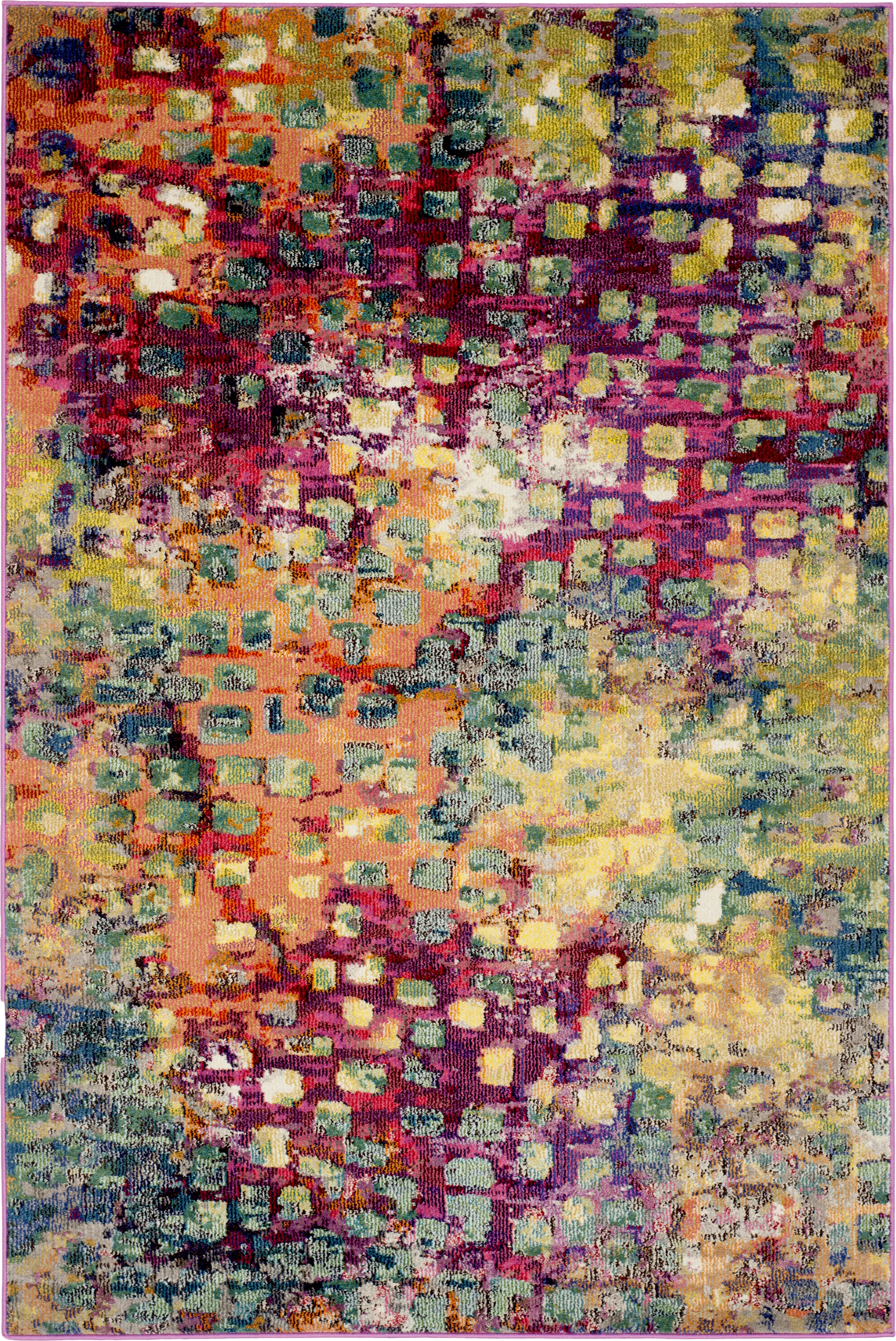 Keeva Pink 5'1 x 7'7 Rug - Thumbnail - Image 1