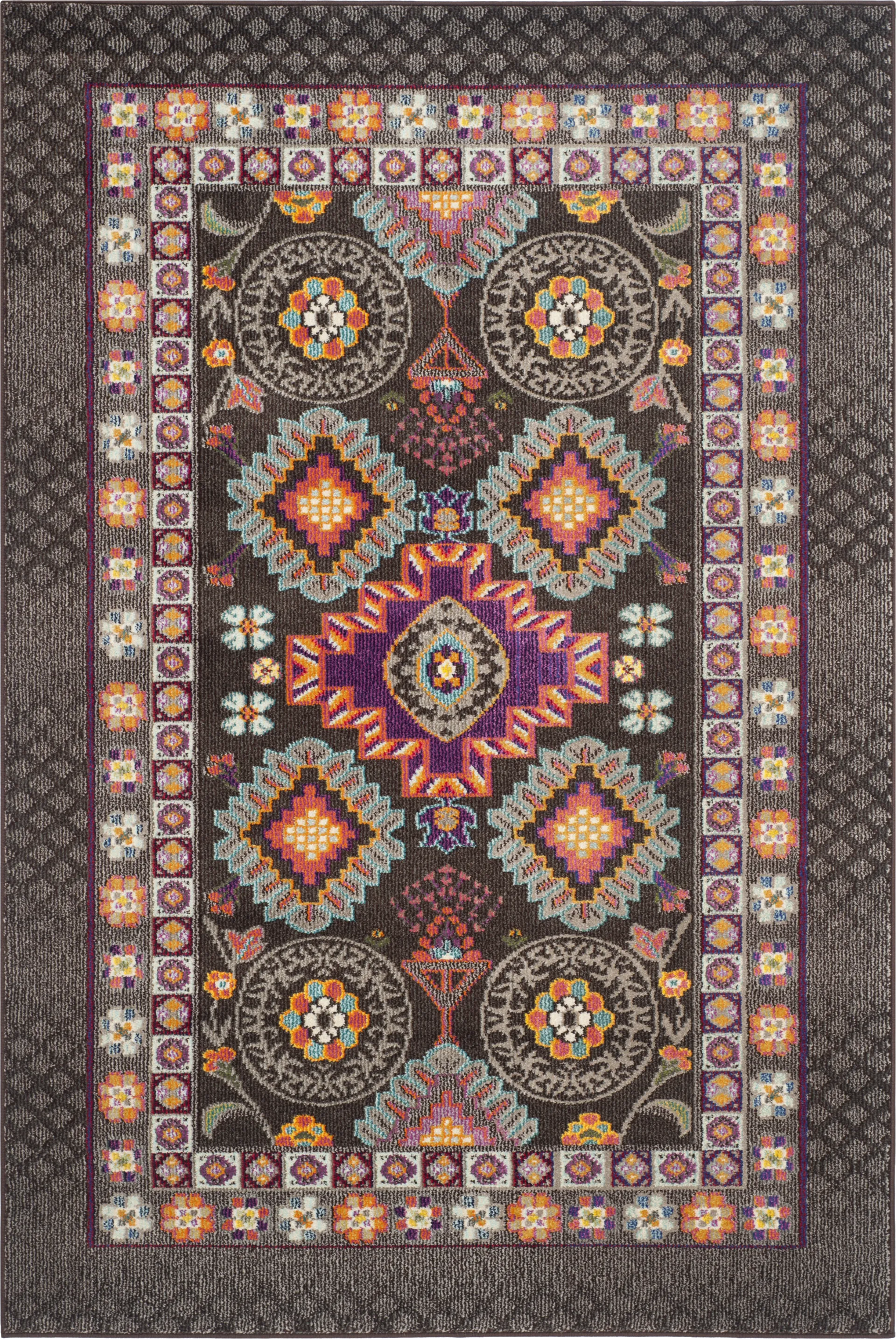 Brunelle Brown 5'1 x 7'7 Rug - Image 1