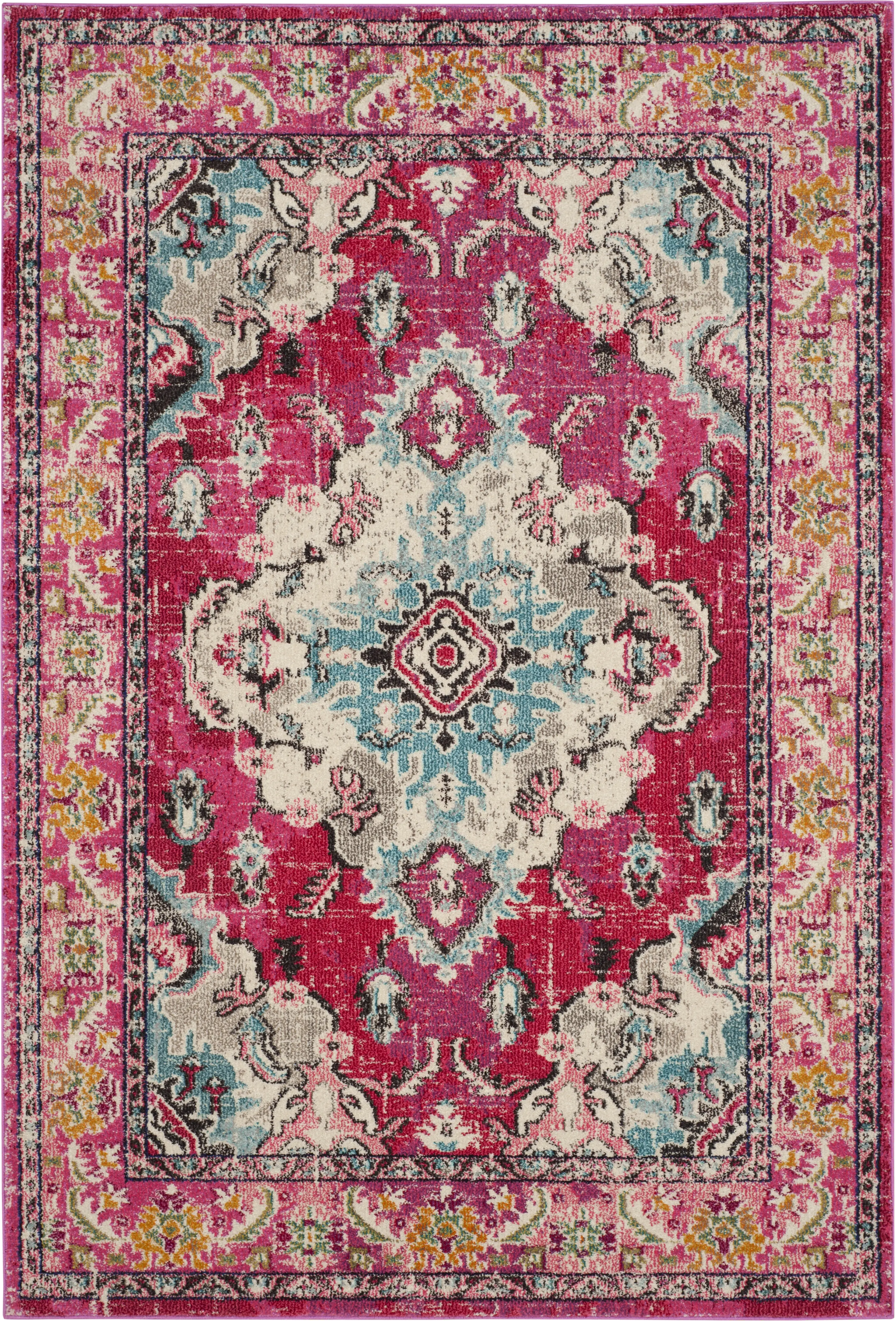 Jailyn Pink 6'7 x 9'2 Rug - Thumbnail - Image 1