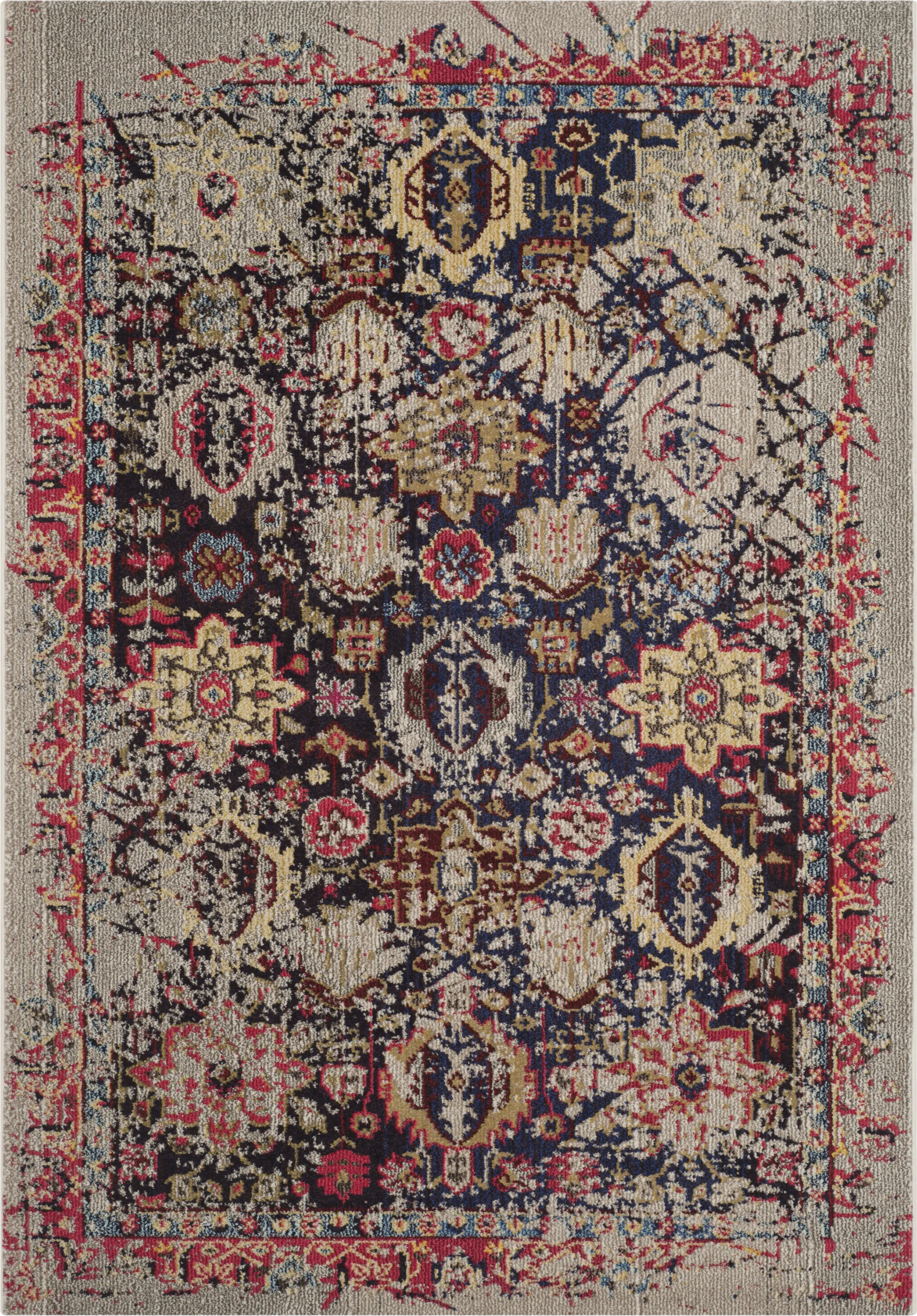 Jeeton Brown 6'7 x 9'2 Rug - Image 1