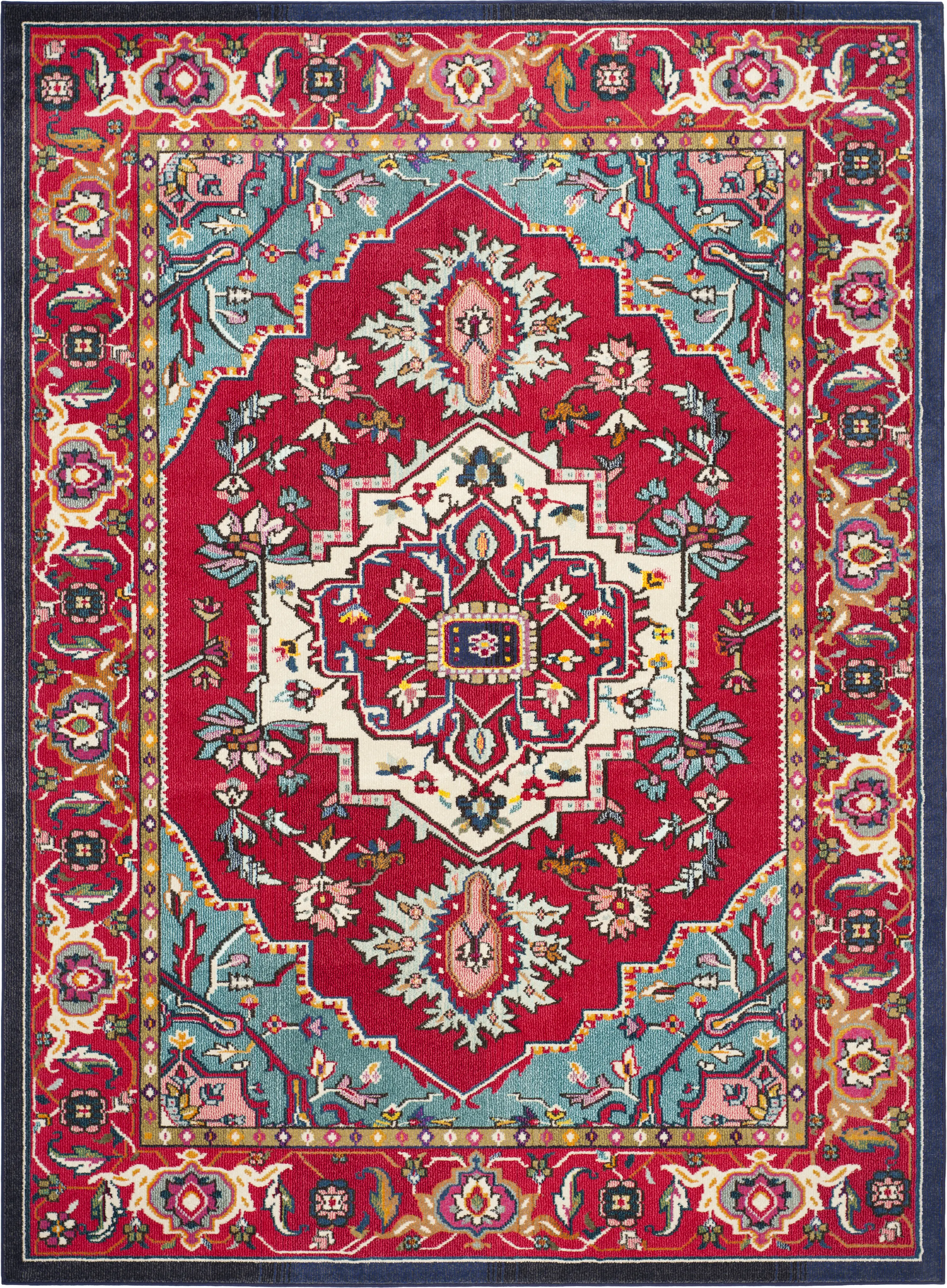 Razdan Red 8' x 11' Rug - Thumbnail - Image 1